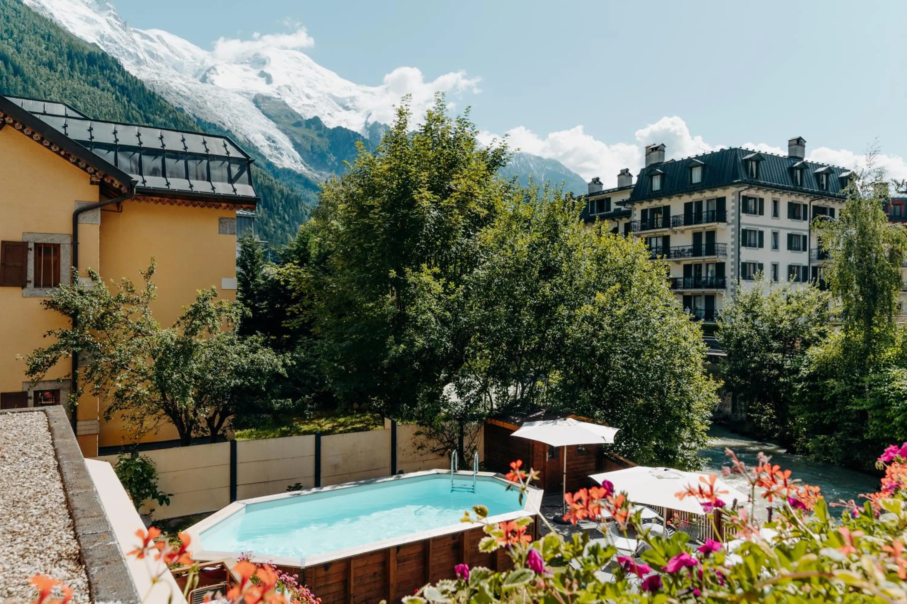 Mountain view in Hôtel Lyret