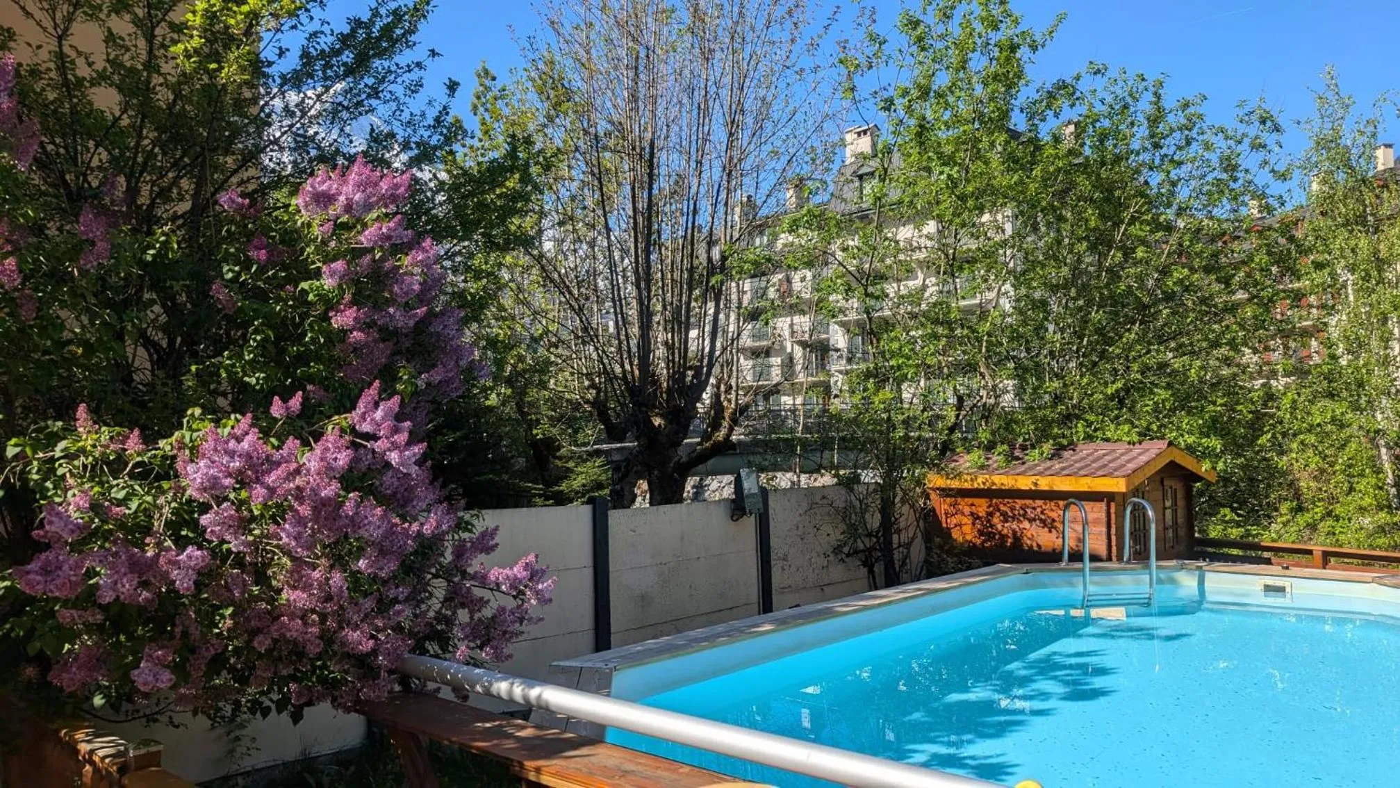 Swimming pool in Hôtel Lyret