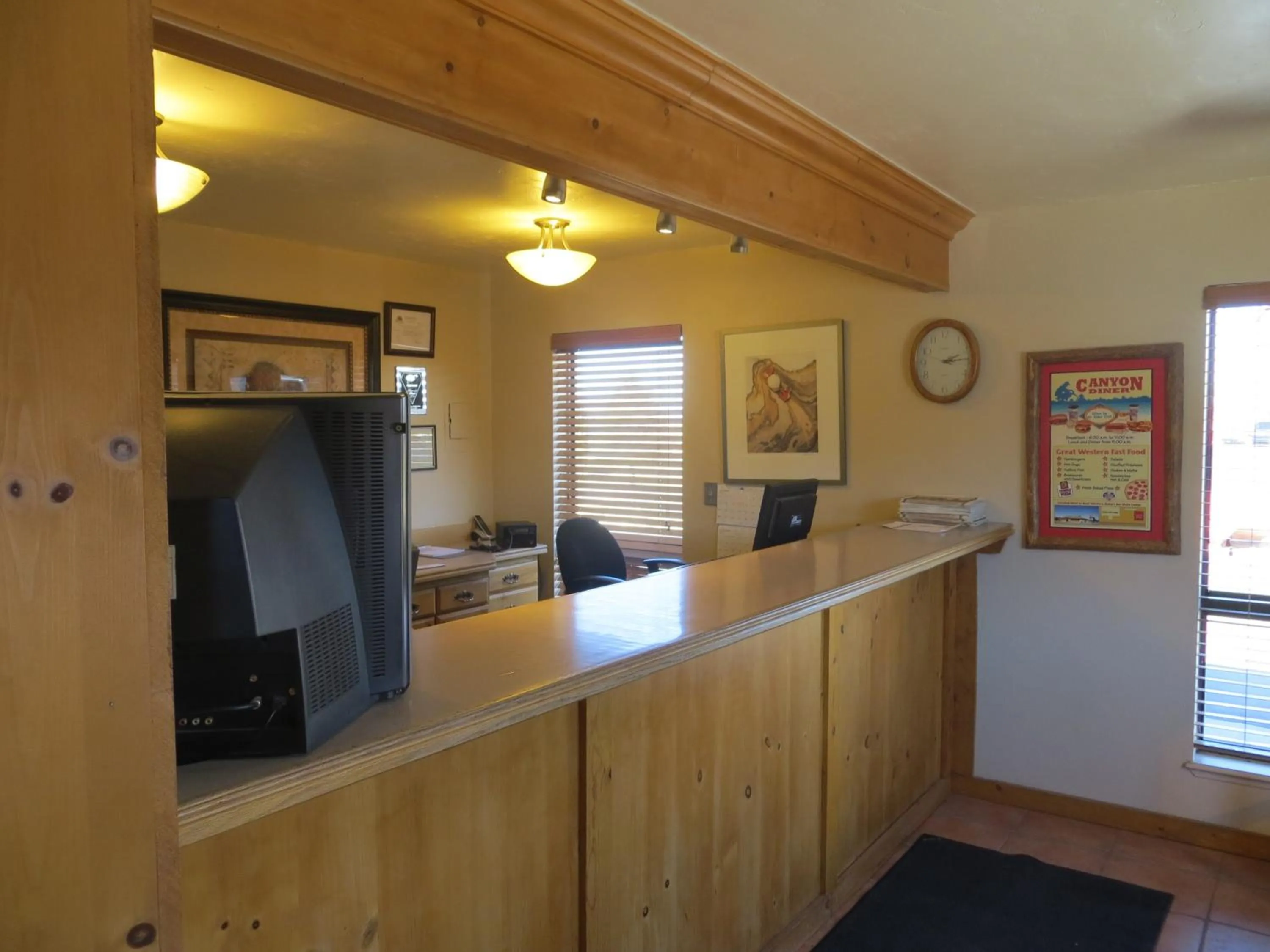Lobby or reception in Bryce View Lodge Part of the Ruby's Inn Resort