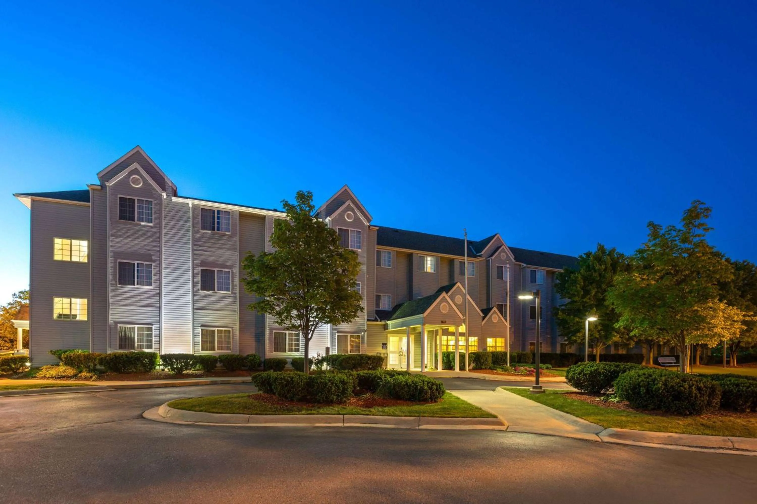 Property building in Microtel Inn & Suites by Wyndham Ann Arbor