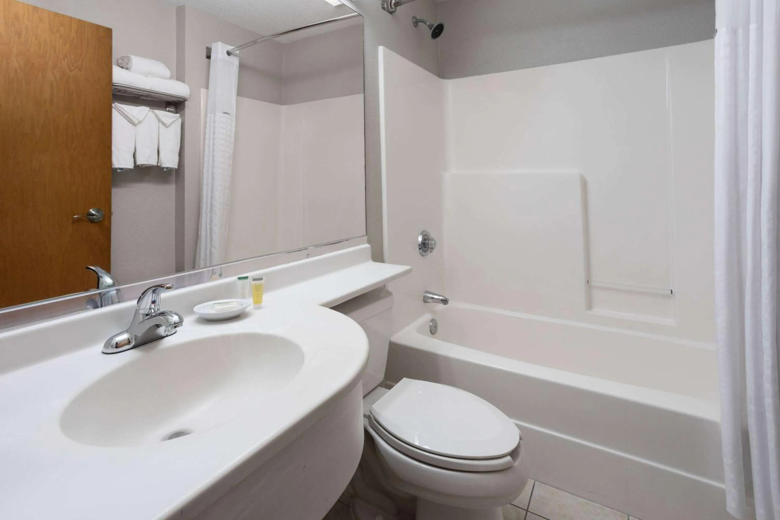 Bathroom in Microtel Inn & Suites by Wyndham Ann Arbor