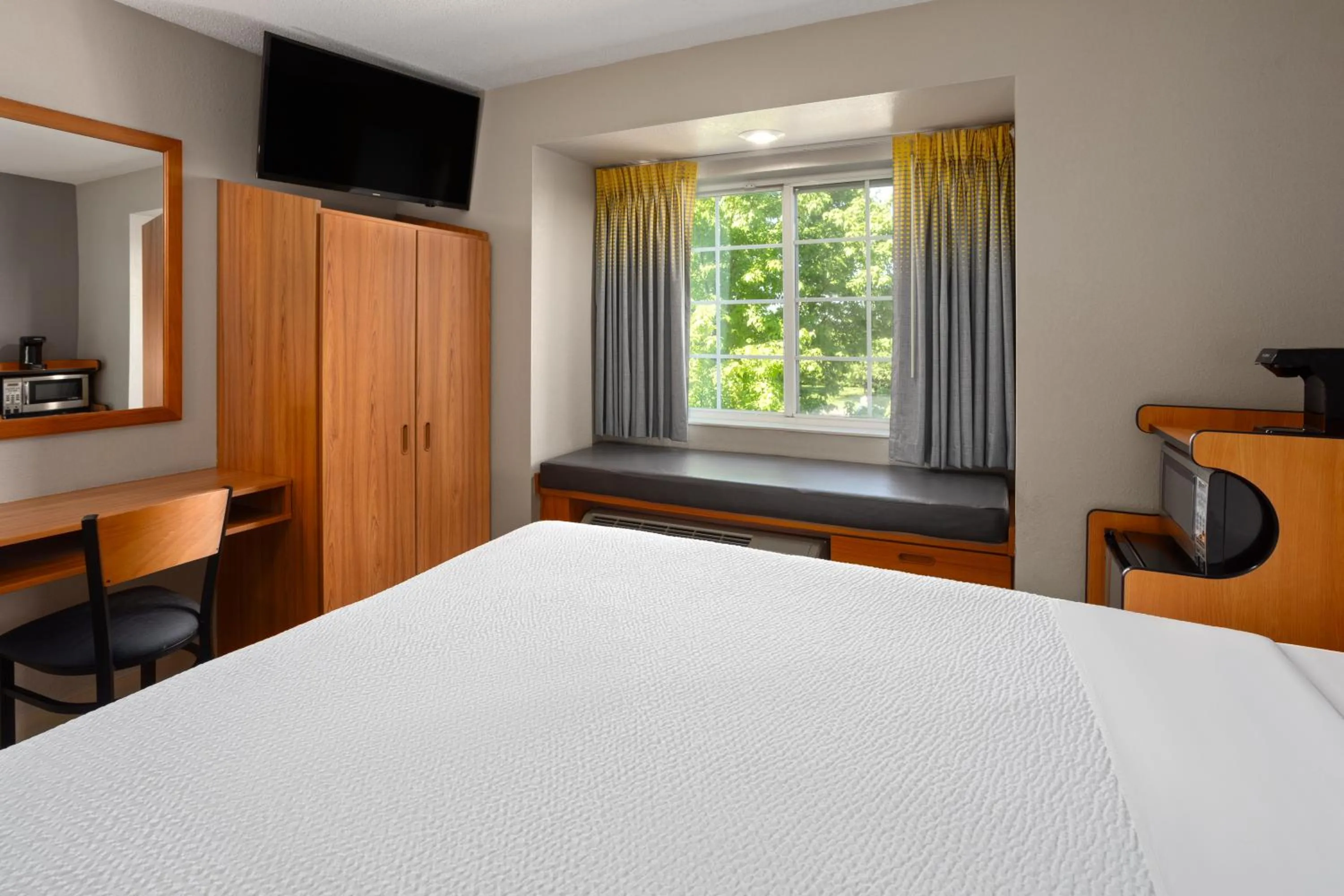 Photo of the whole room, Bed in Microtel Inn & Suites by Wyndham Ann Arbor