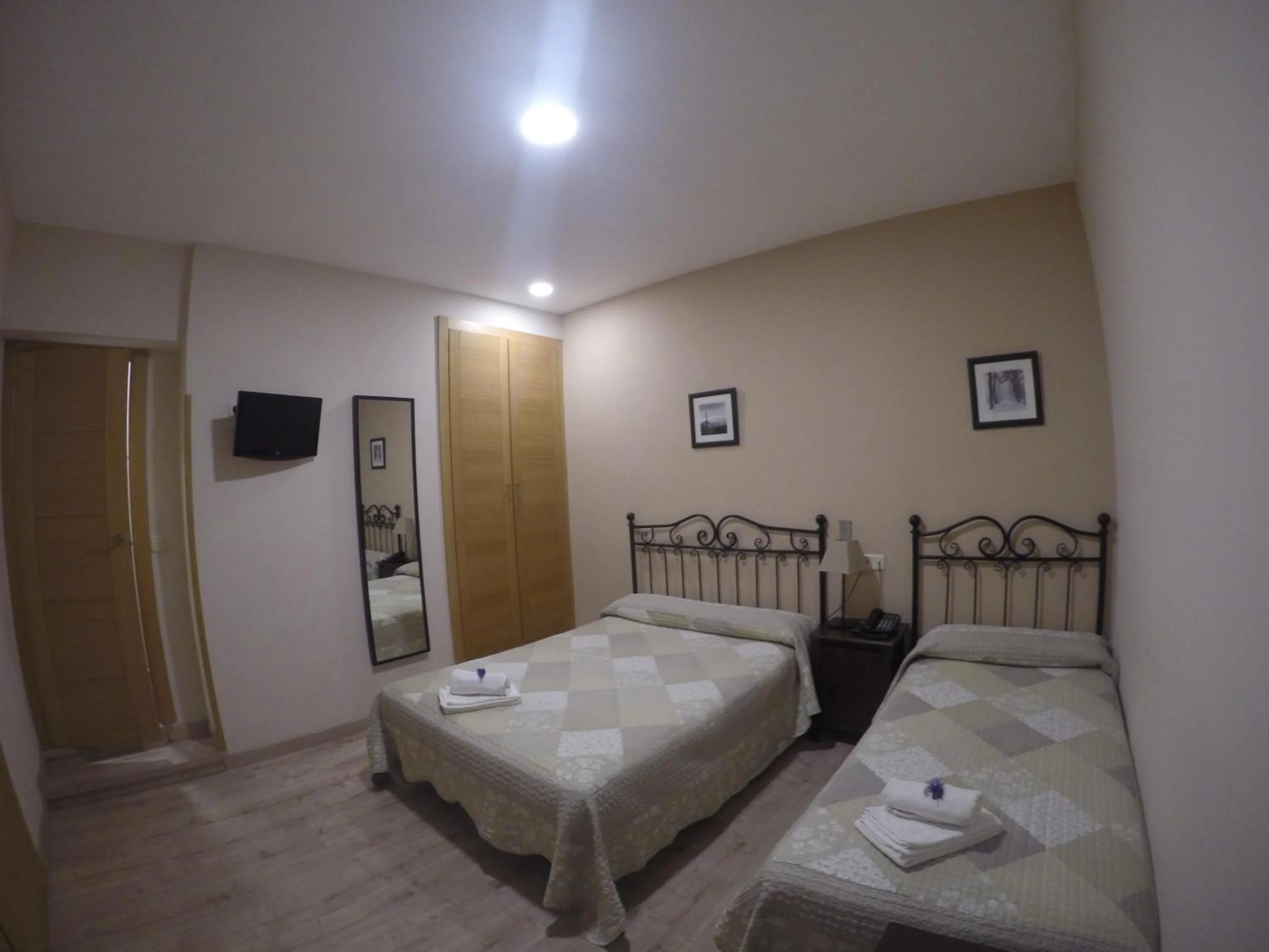 Bedroom, Bed in Hostal El Pilar