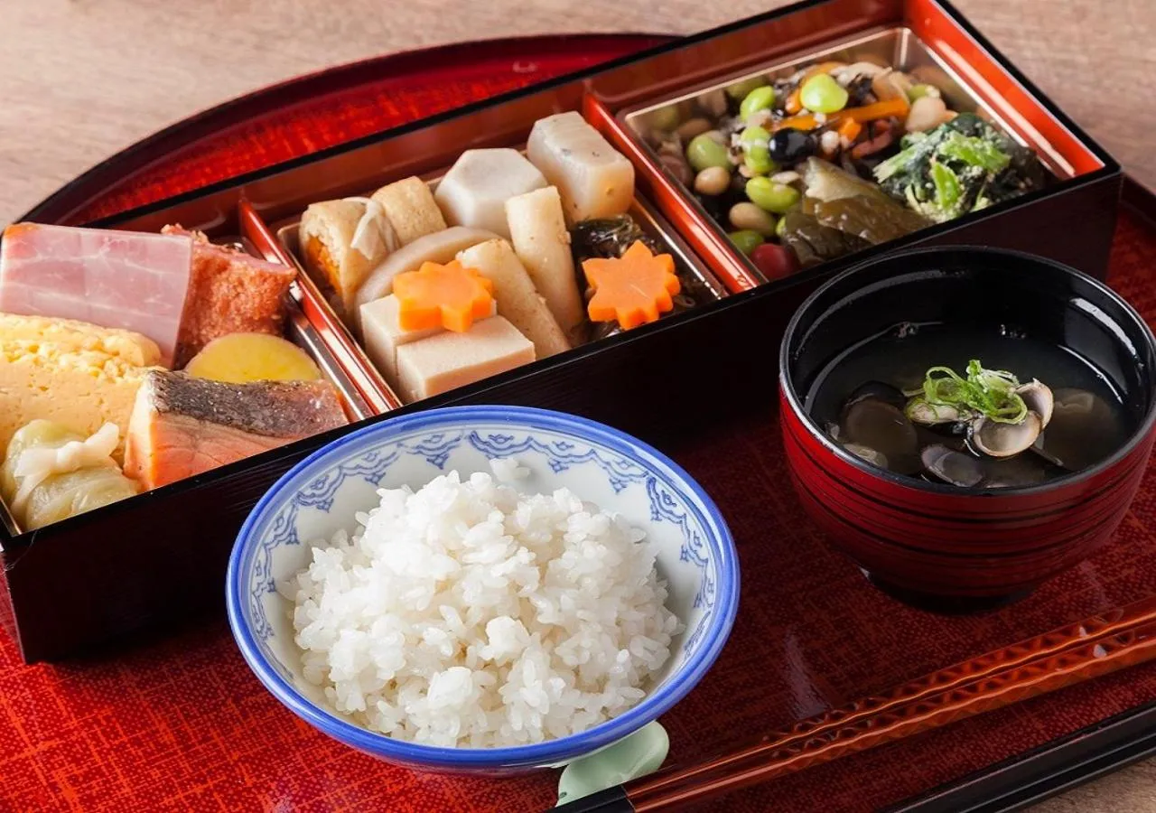 Food close-up in Onsen Guest House Aobato no Su