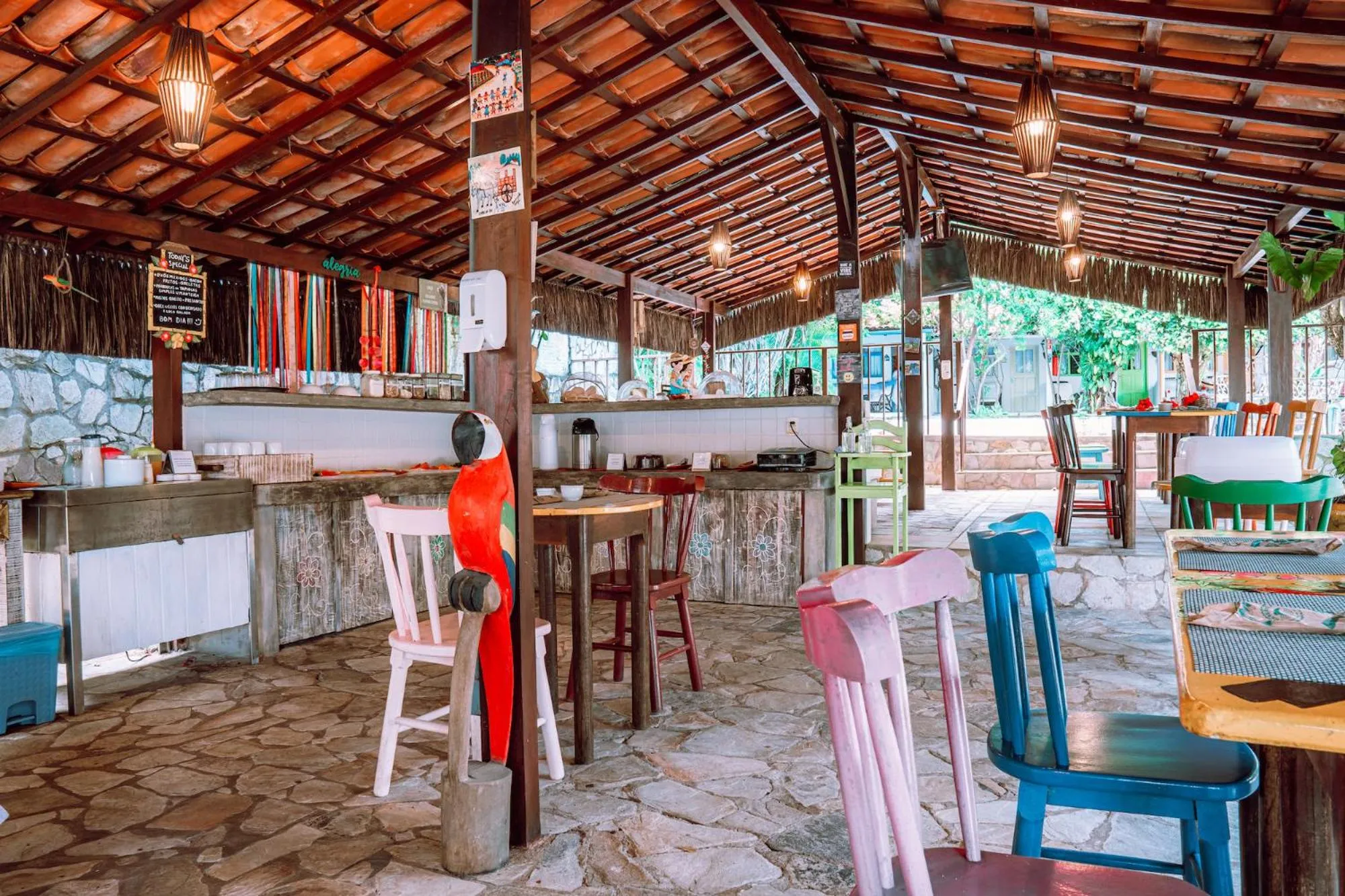 Restaurant/places to eat in Pousada Barbara