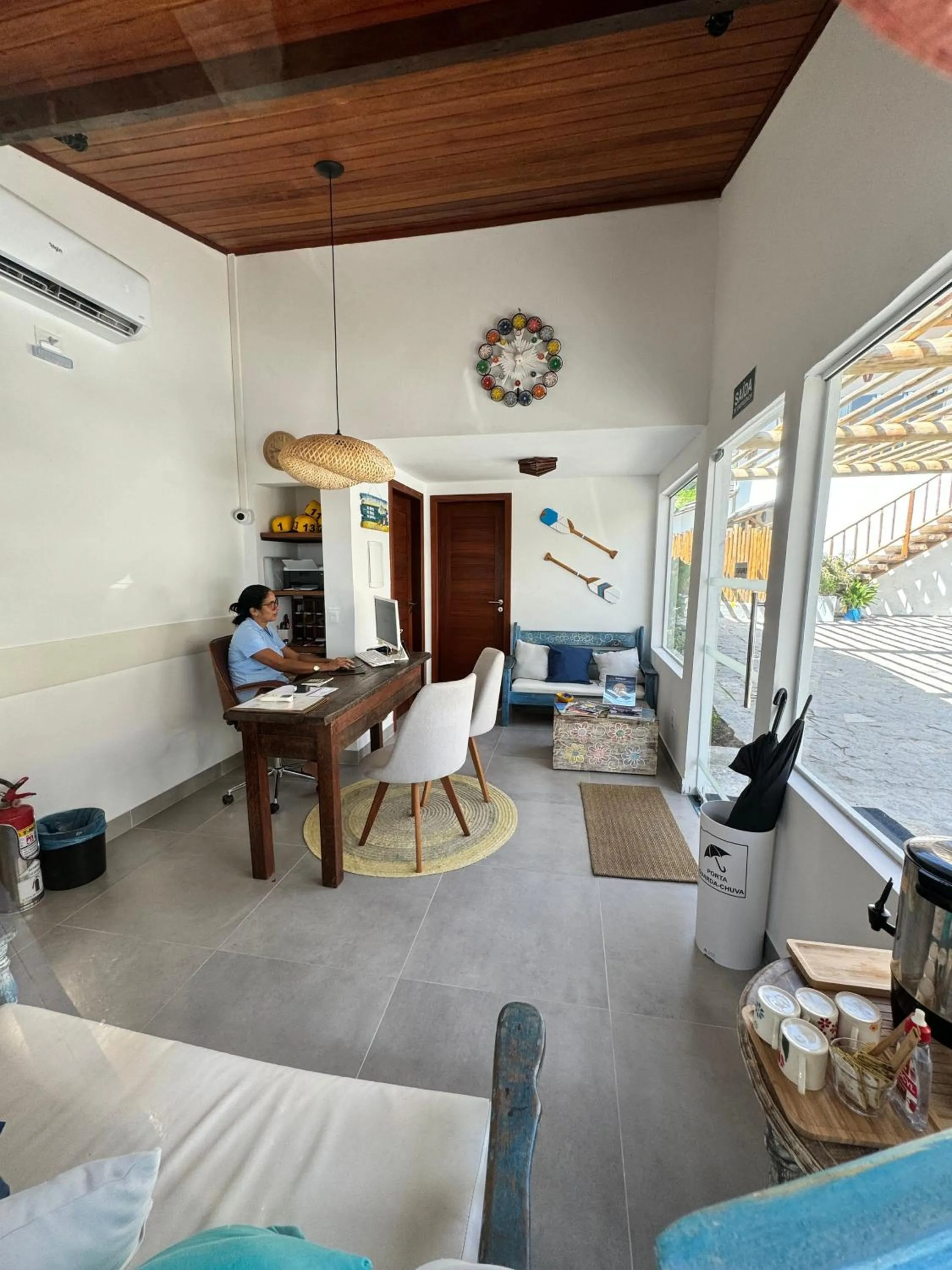 Lobby or reception, Bed in Pousada Barbara