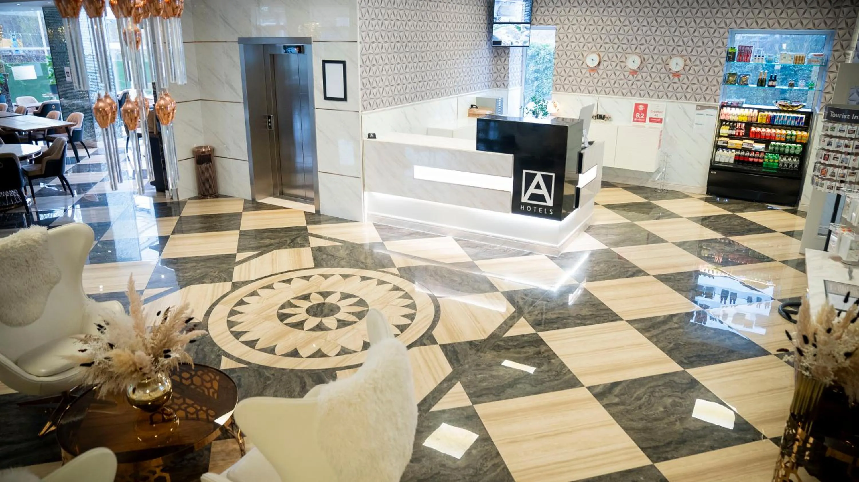 Communal lounge/ TV room in A Hotels Glostrup