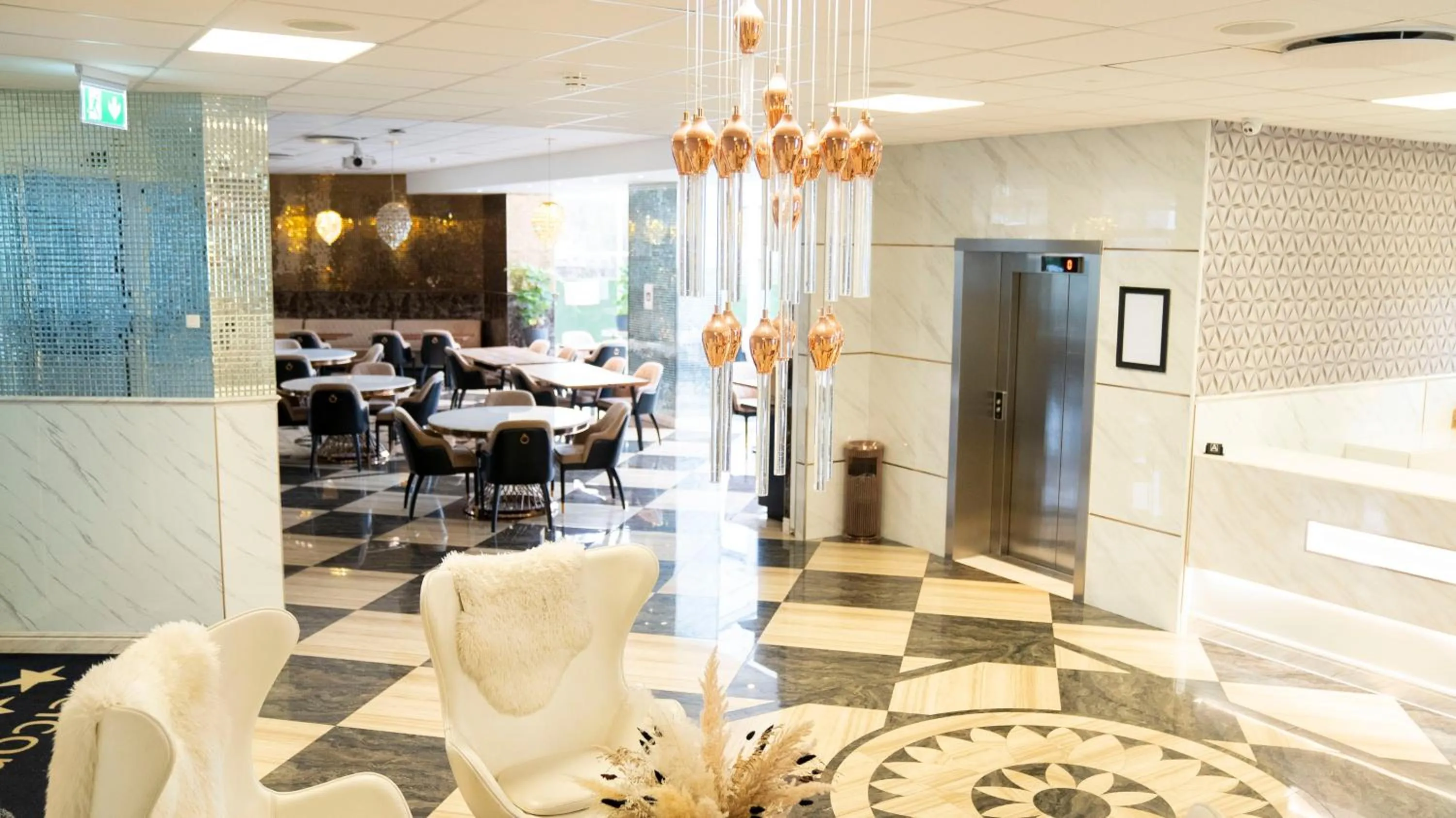 Communal lounge/ TV room in A Hotels Glostrup