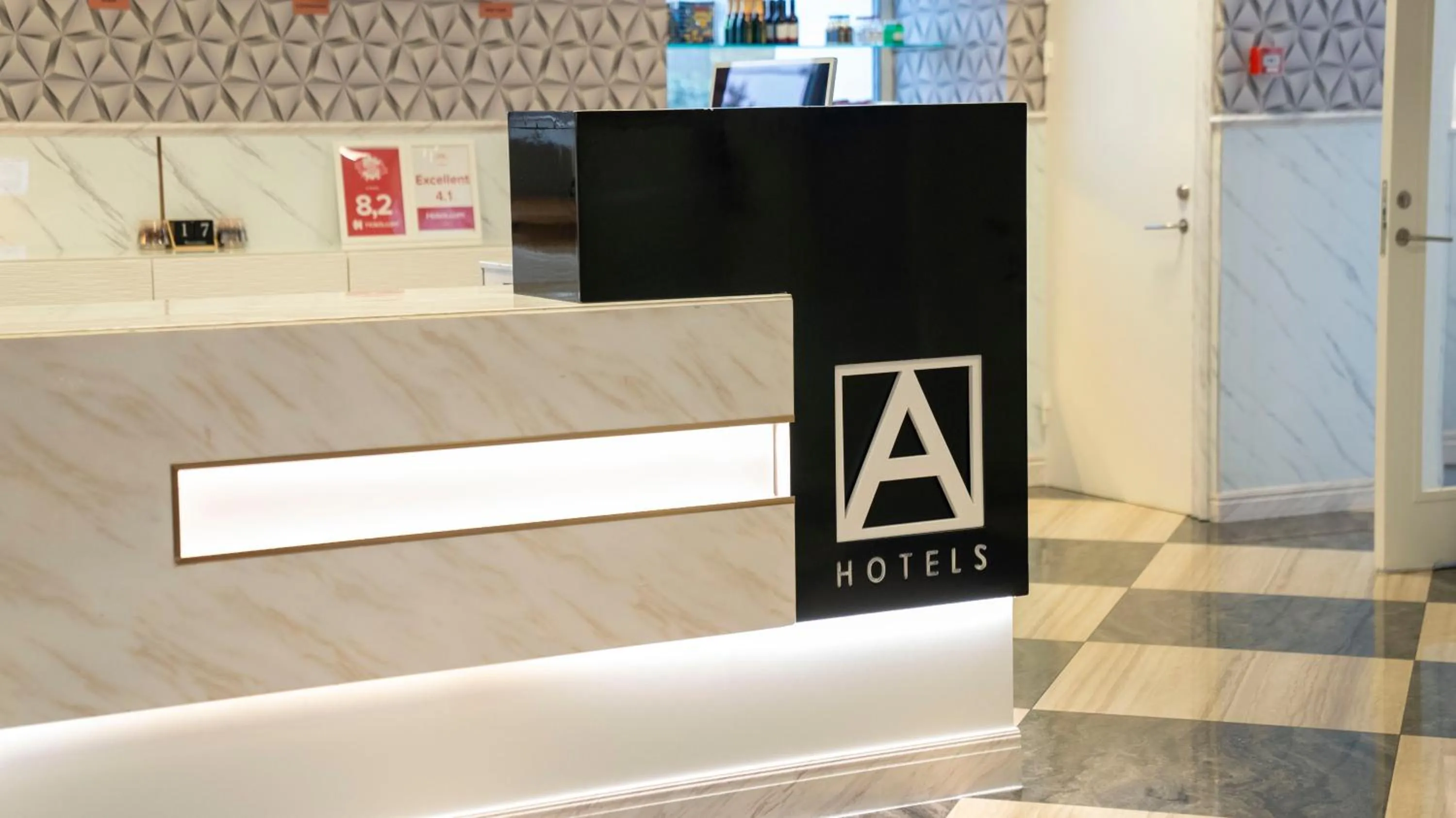 Communal lounge/ TV room in A Hotels Glostrup