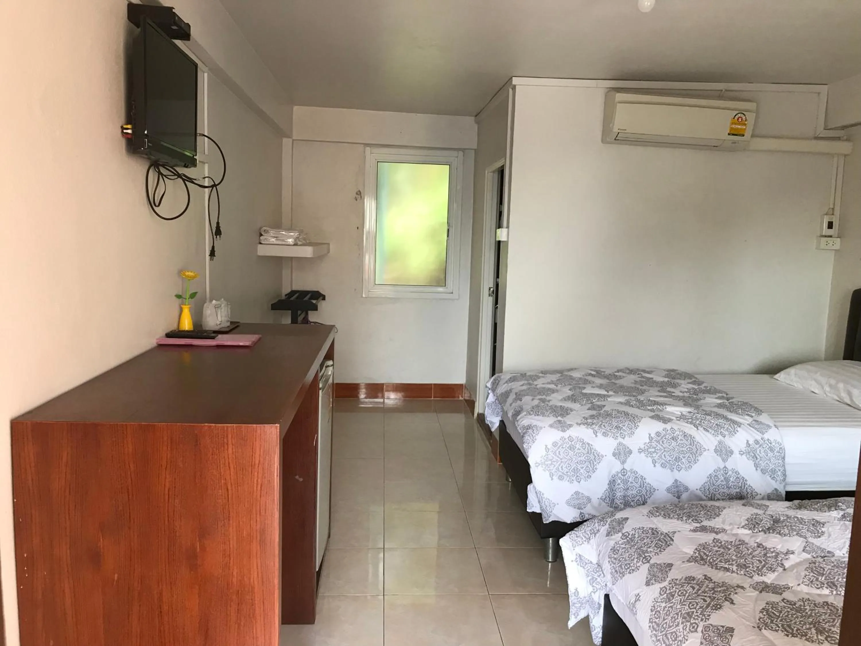 Bed in Rubtawan Sichang Resort