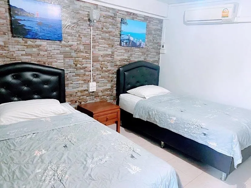 Bed in Rubtawan Sichang Resort