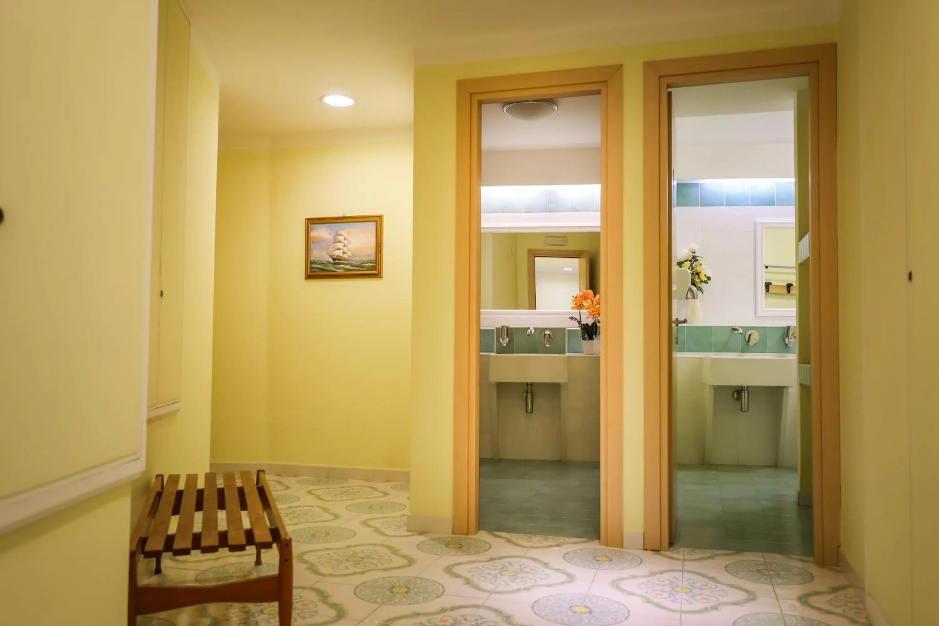 Bathroom in Hotel Rivamare