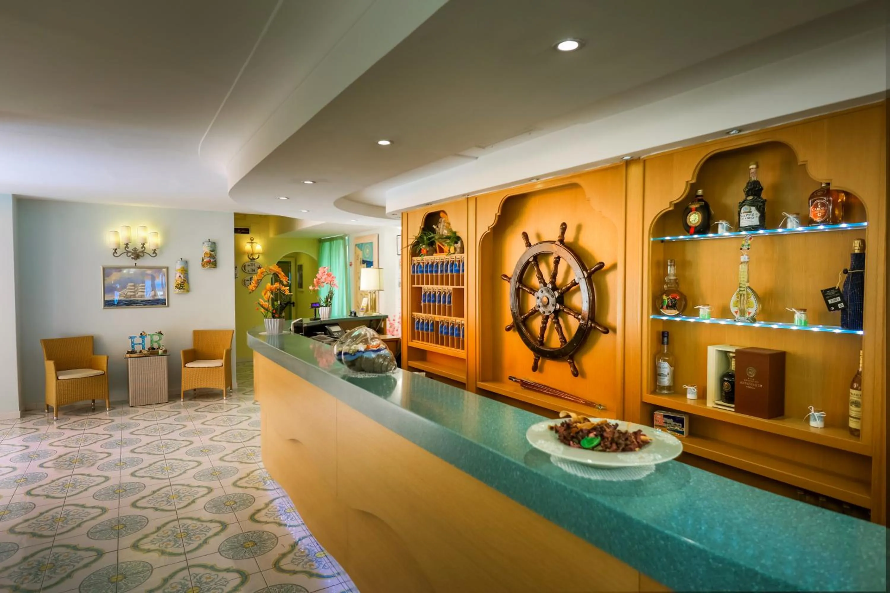 Lobby or reception in Hotel Rivamare