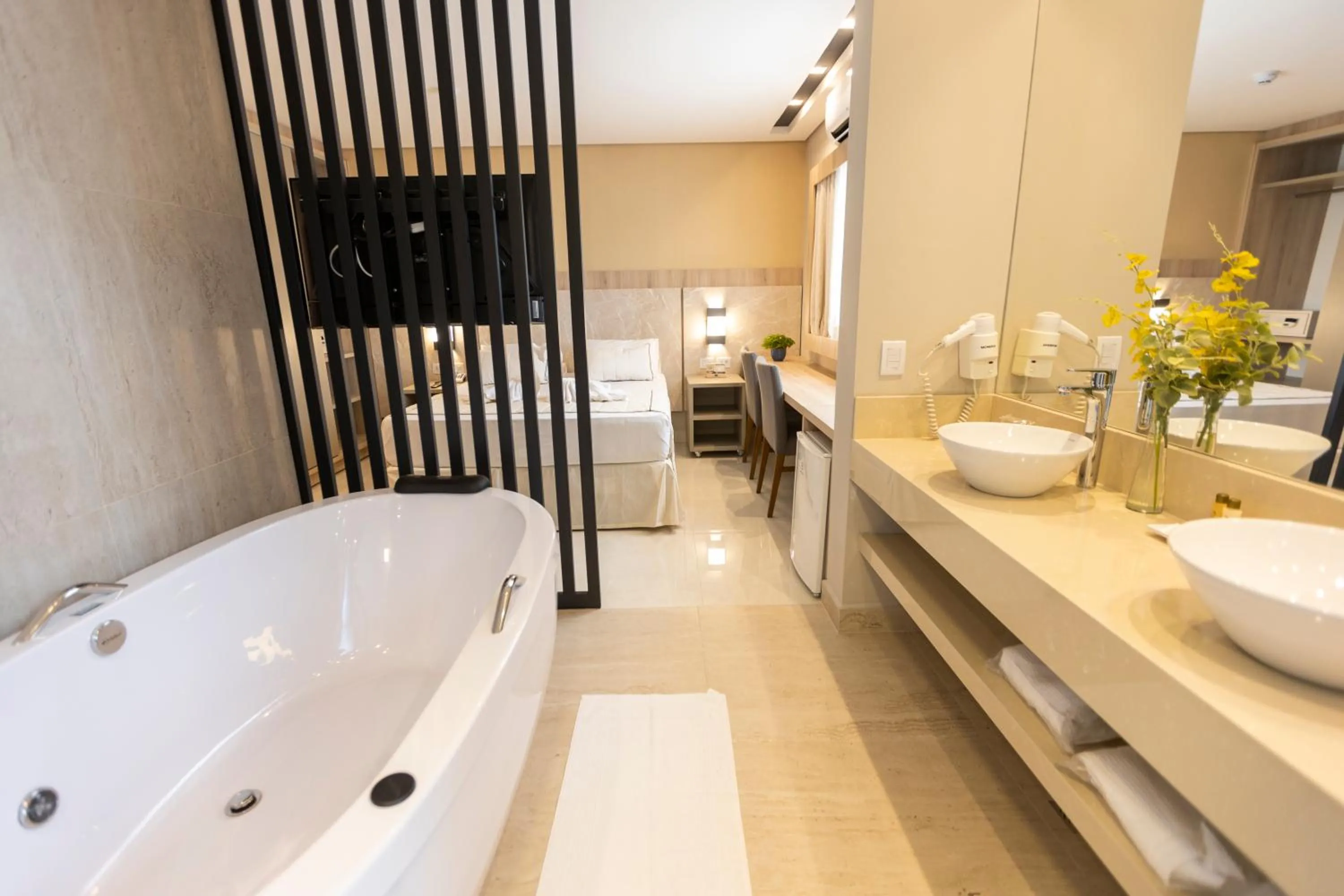 Bed in Nadai Confort Hotel e Spa