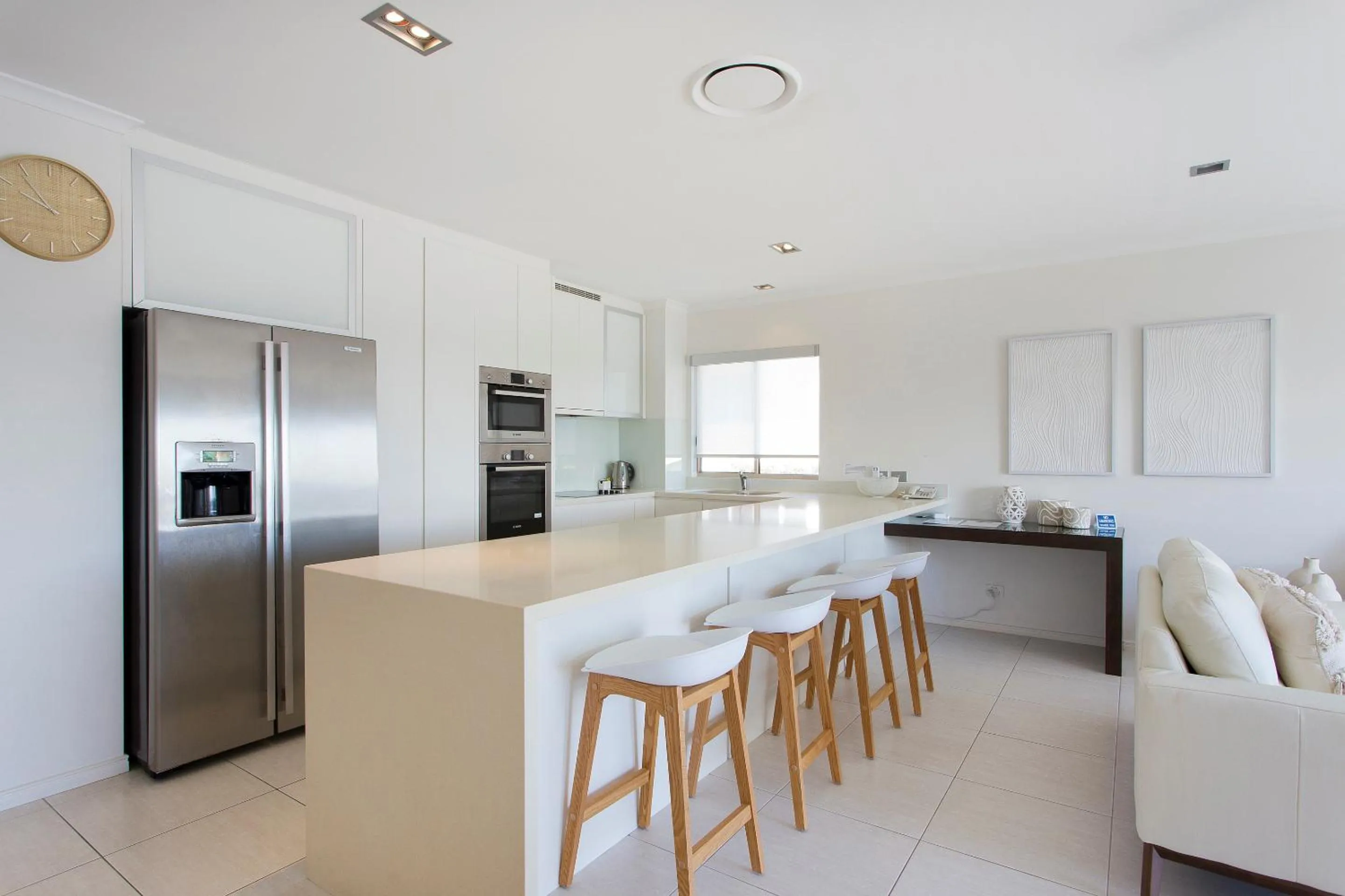 Kitchen or kitchenette in Offshore Noosa Resort