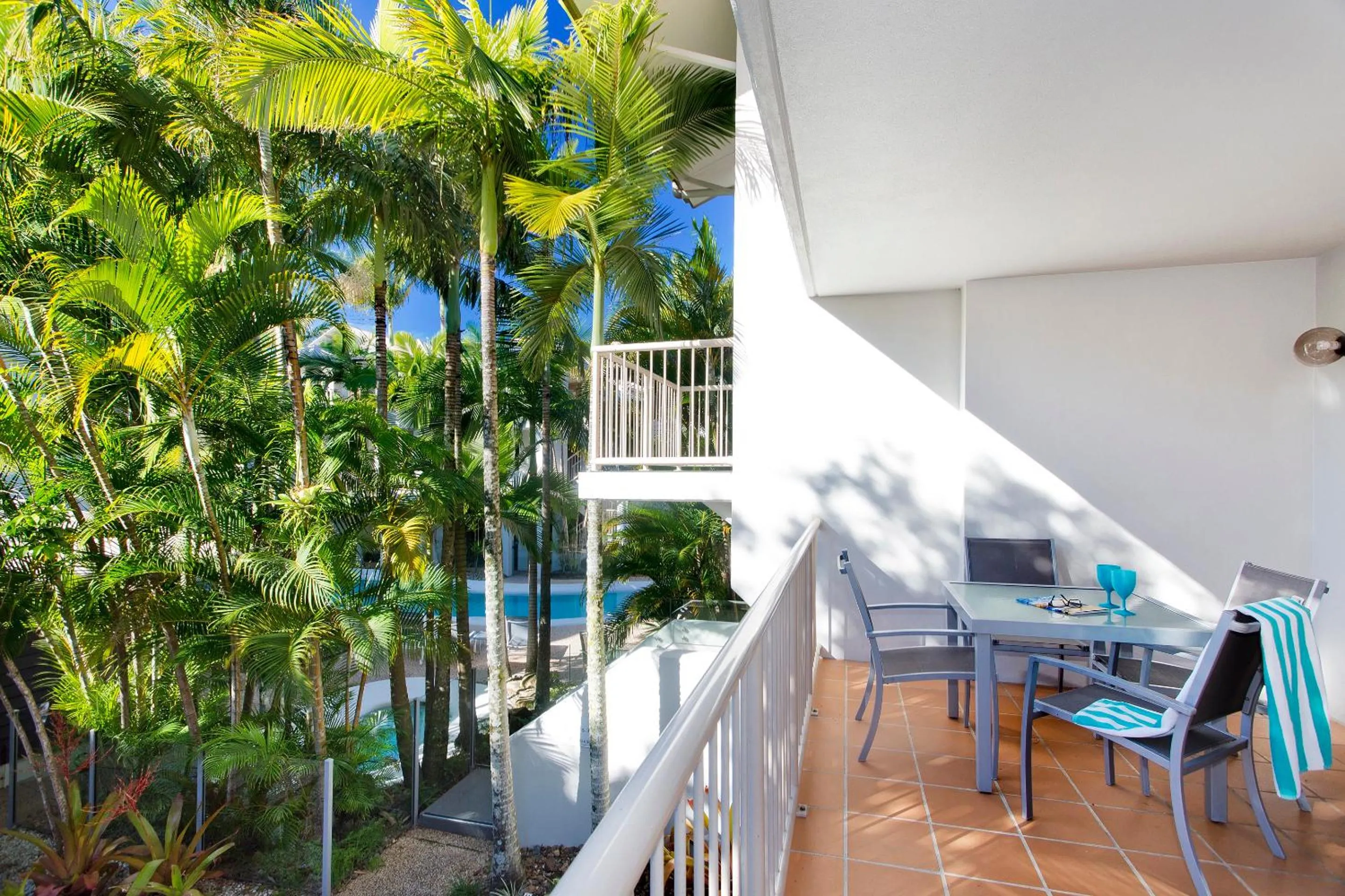 Pool view in Offshore Noosa Resort