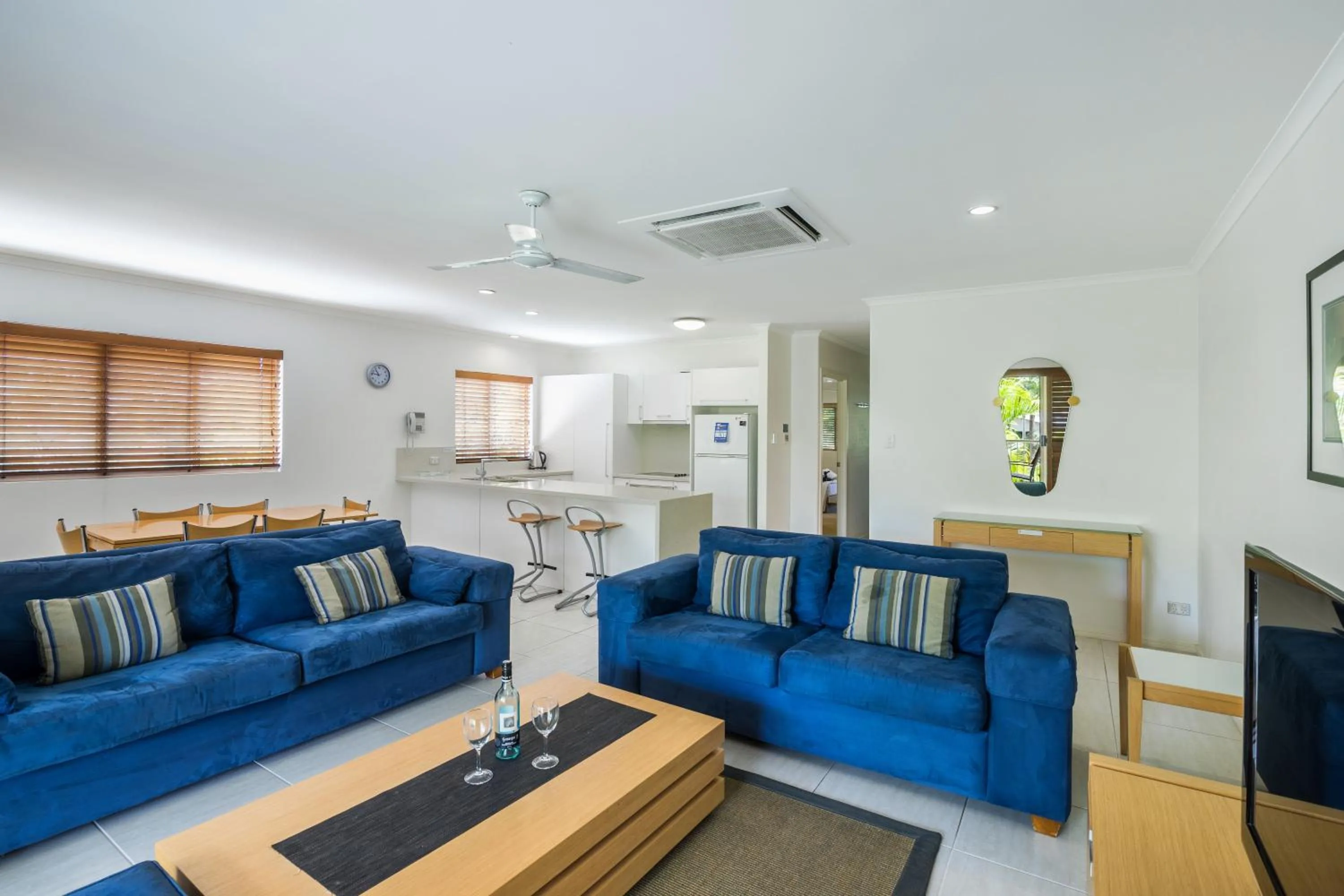 Kitchen or kitchenette in Offshore Noosa Resort