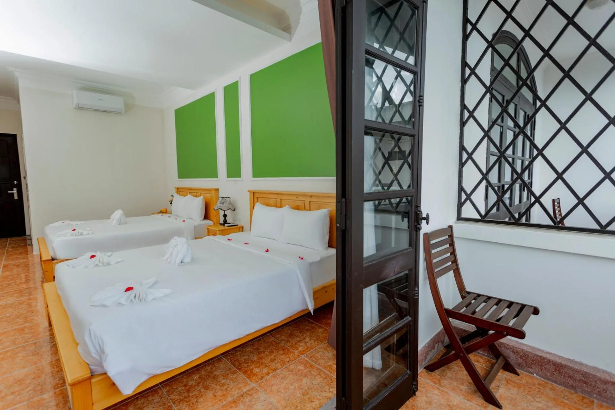 Bed in Sea and Sand Hotel