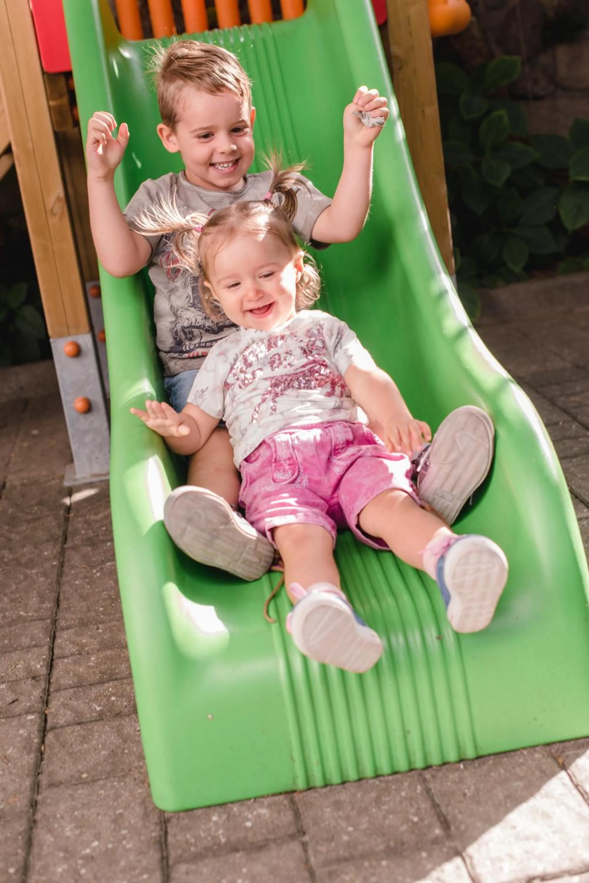 Children play ground in Glanzhof Hotel & Apartments