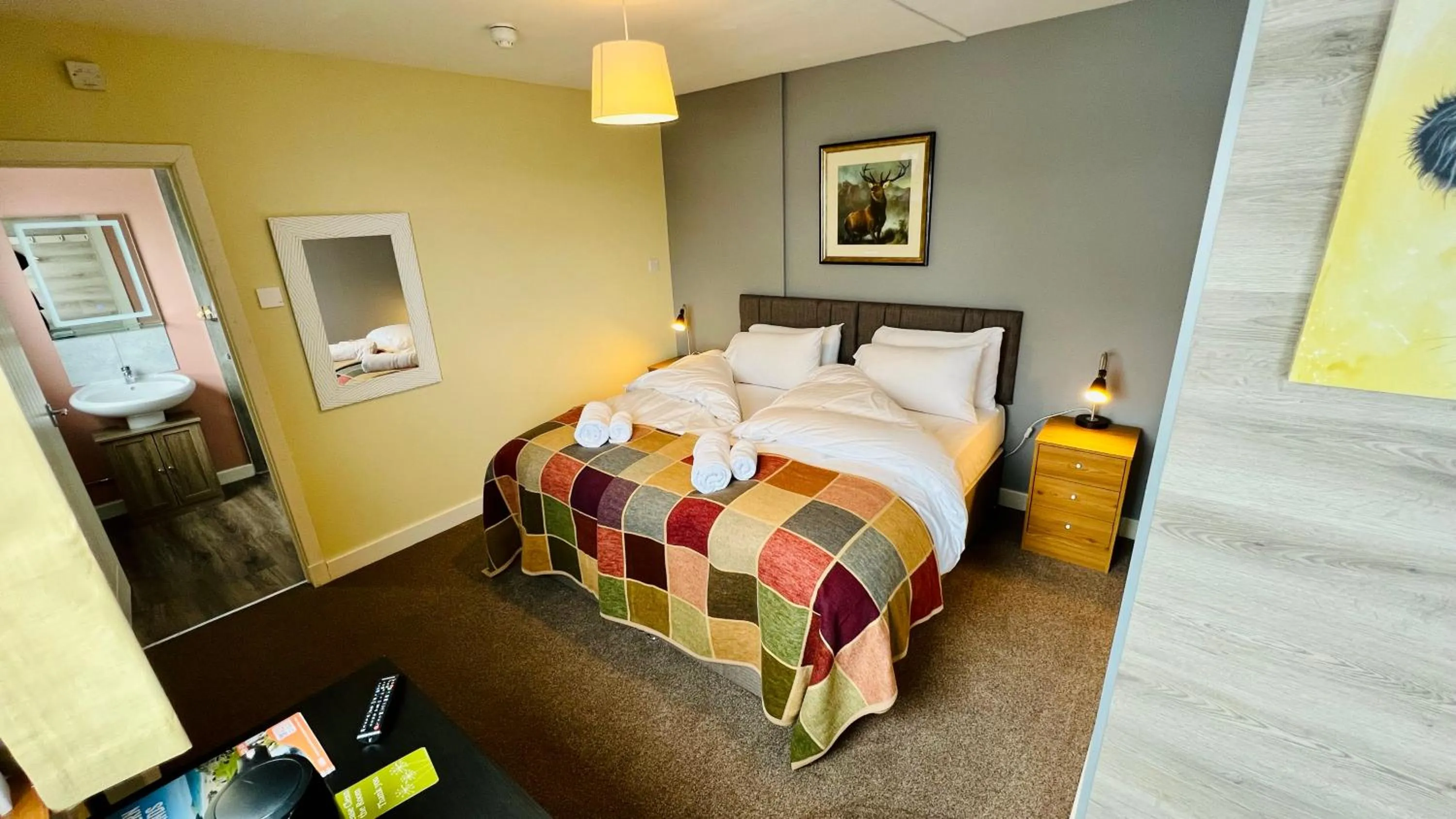 Bed in Aultguish Inn