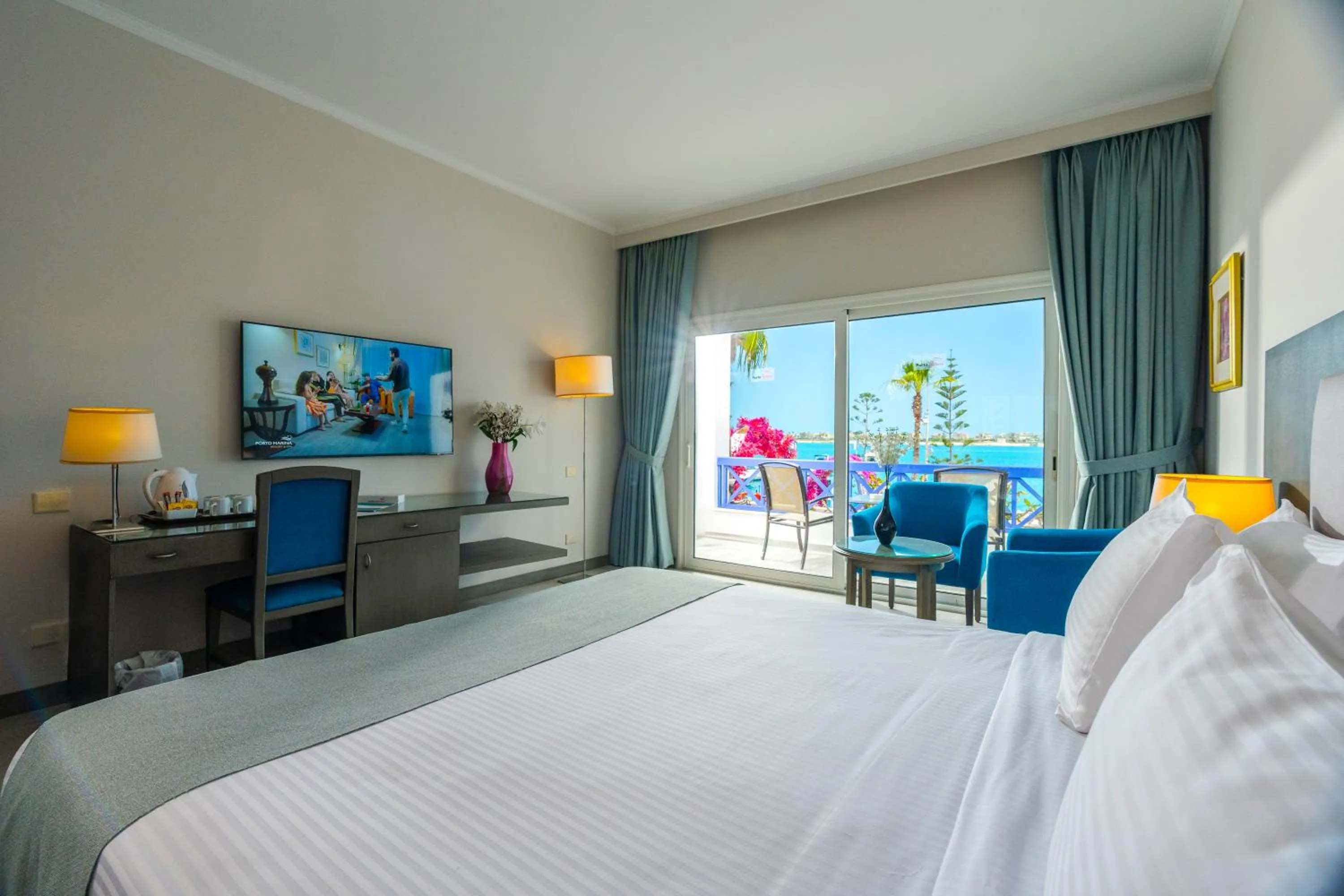 Bedroom, Bed in Porto Marina Resort & Spa Al Alamein