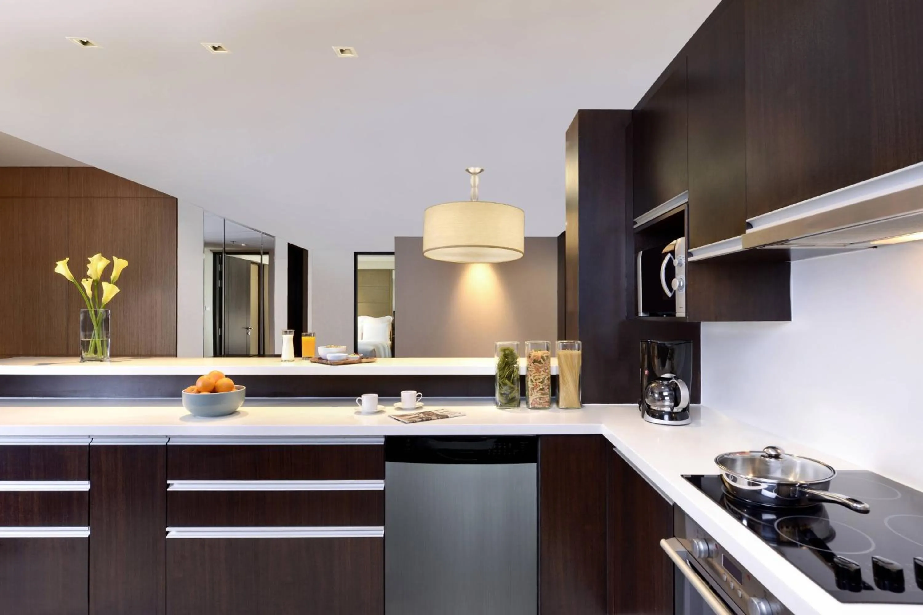 Bedroom in Sathorn Vista, Bangkok - Marriott Executive Apartments