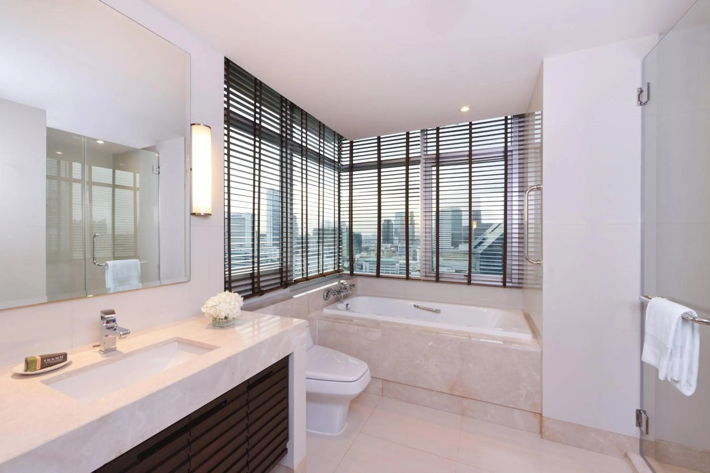 Bathroom in Sathorn Vista, Bangkok - Marriott Executive Apartments
