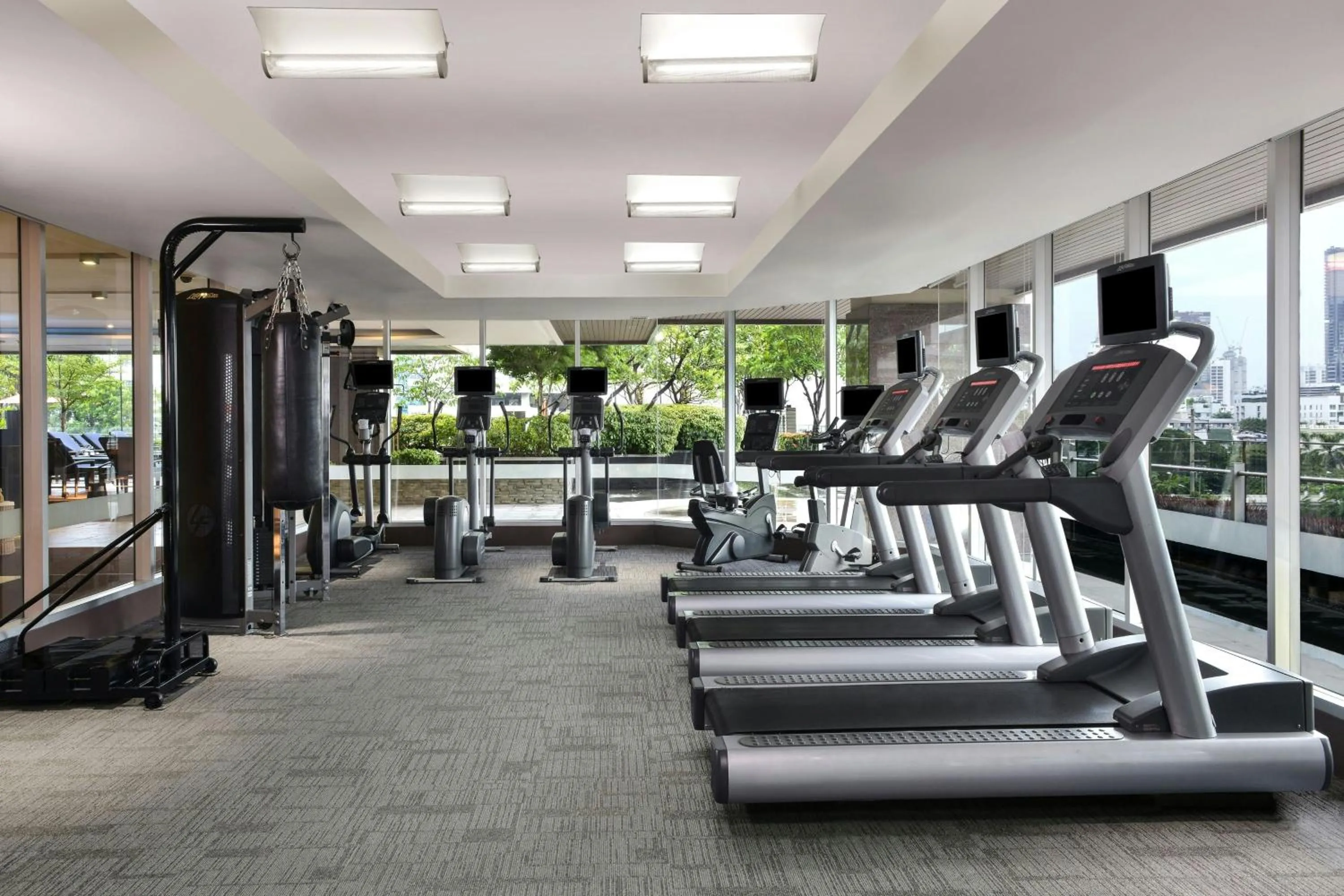 Fitness centre/facilities in Sathorn Vista, Bangkok - Marriott Executive Apartments