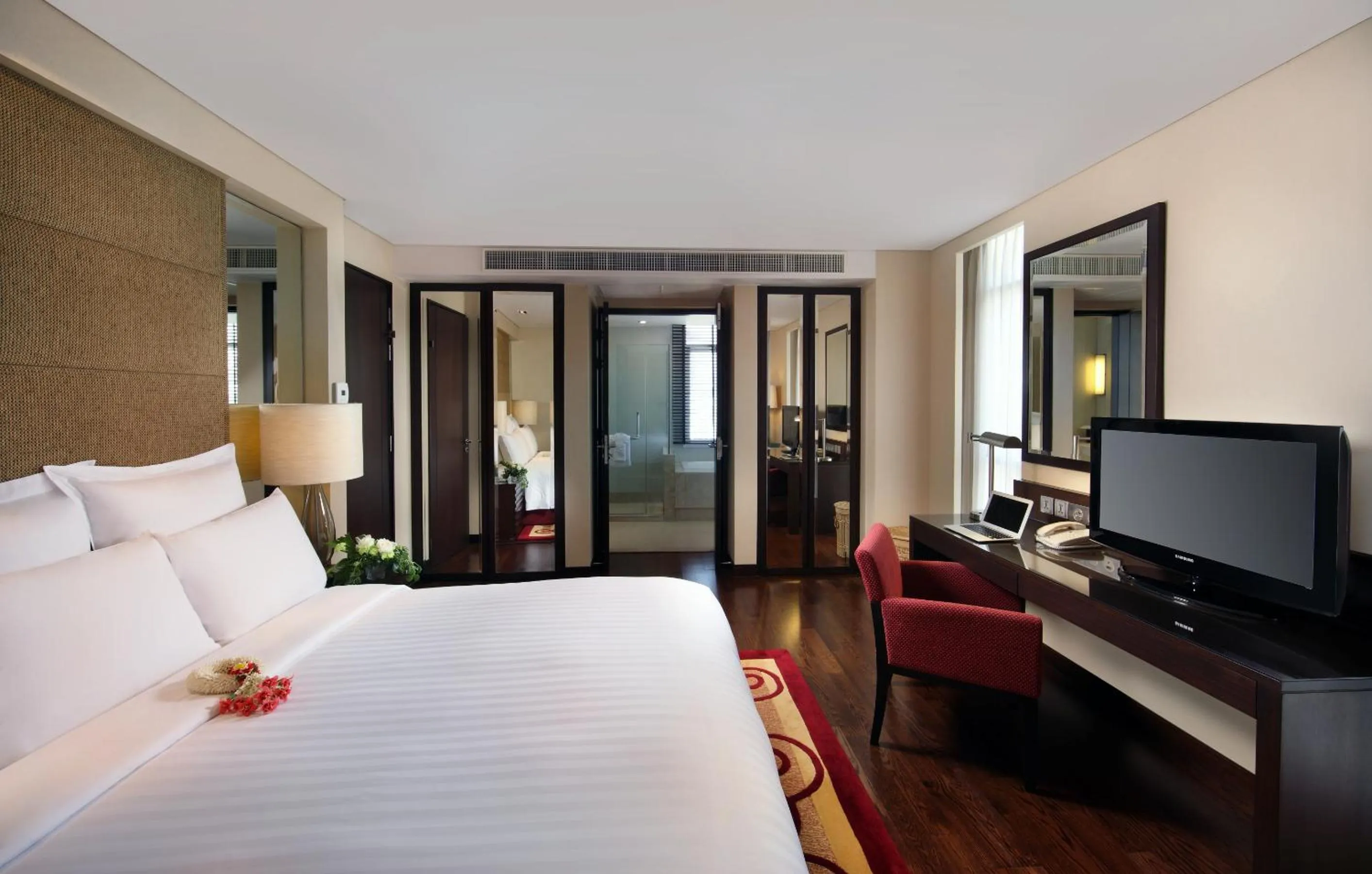 Bedroom, Bed in Sathorn Vista, Bangkok - Marriott Executive Apartments