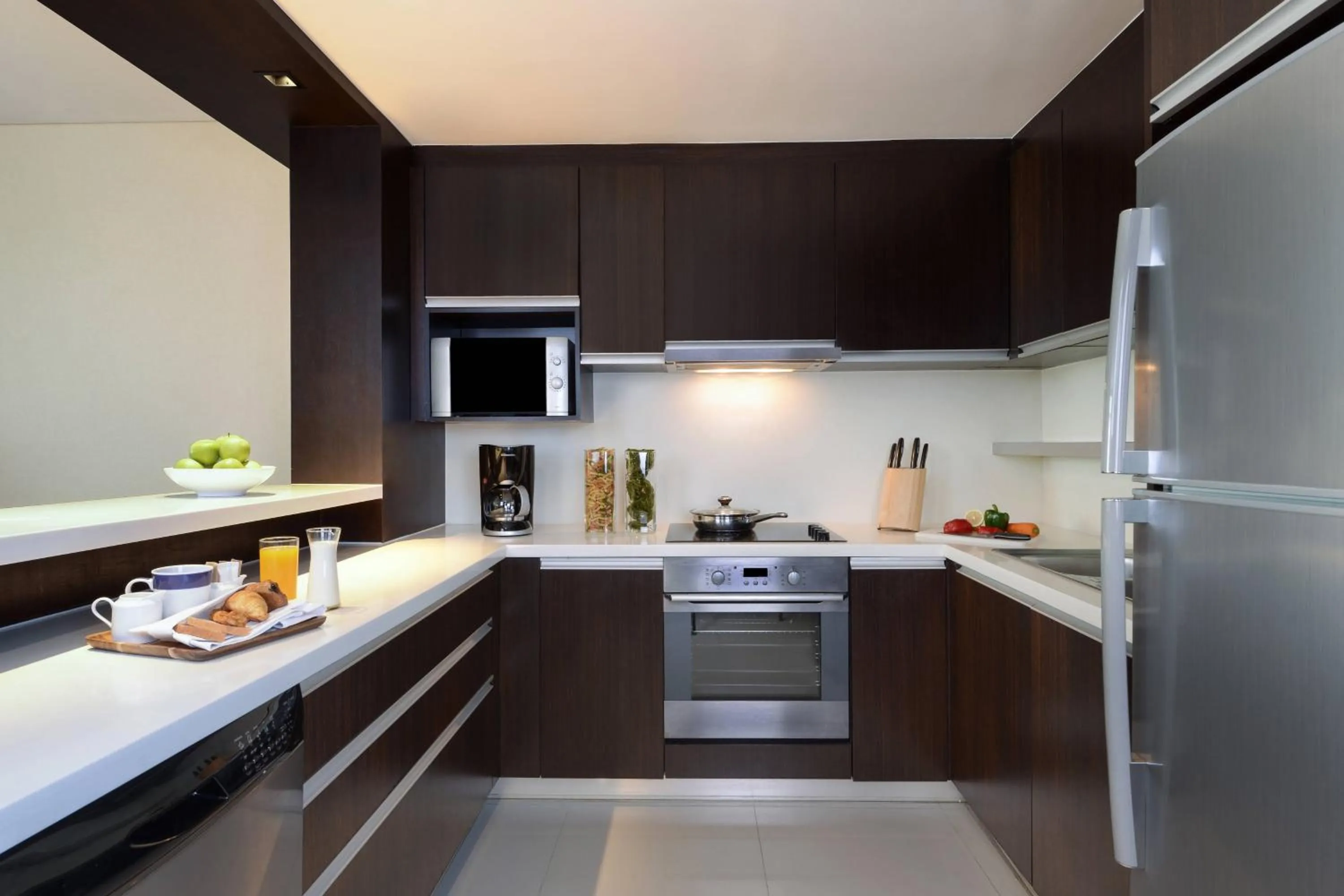 Bedroom in Sathorn Vista, Bangkok - Marriott Executive Apartments