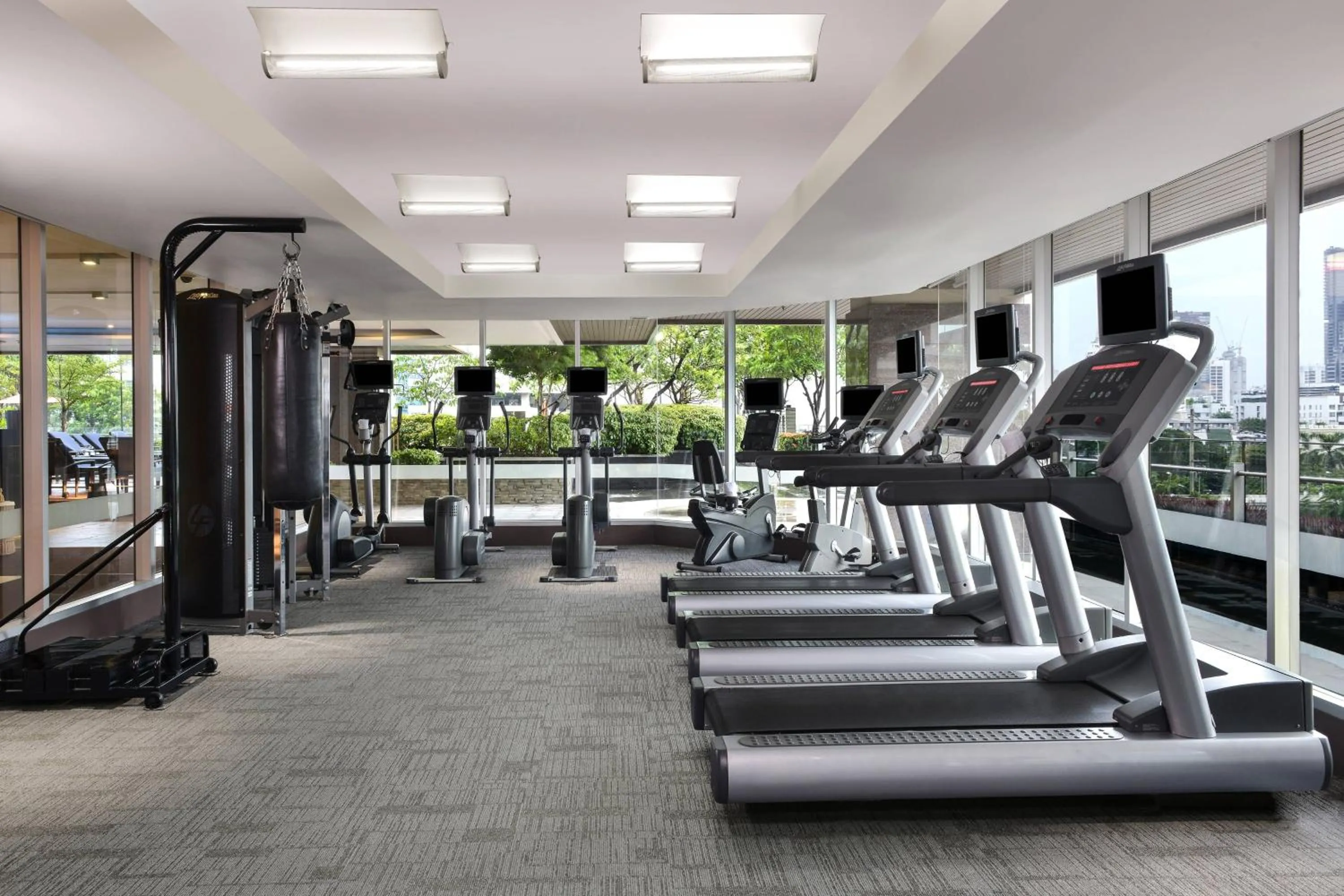 Fitness centre/facilities in Sathorn Vista, Bangkok - Marriott Executive Apartments