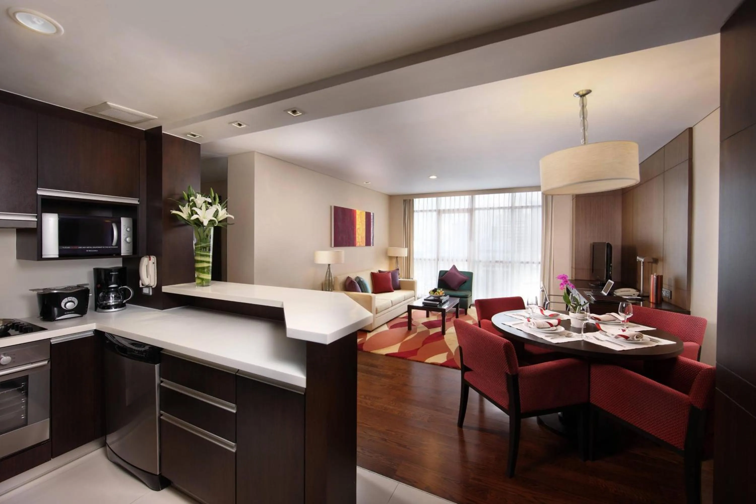 Bedroom in Sathorn Vista, Bangkok - Marriott Executive Apartments