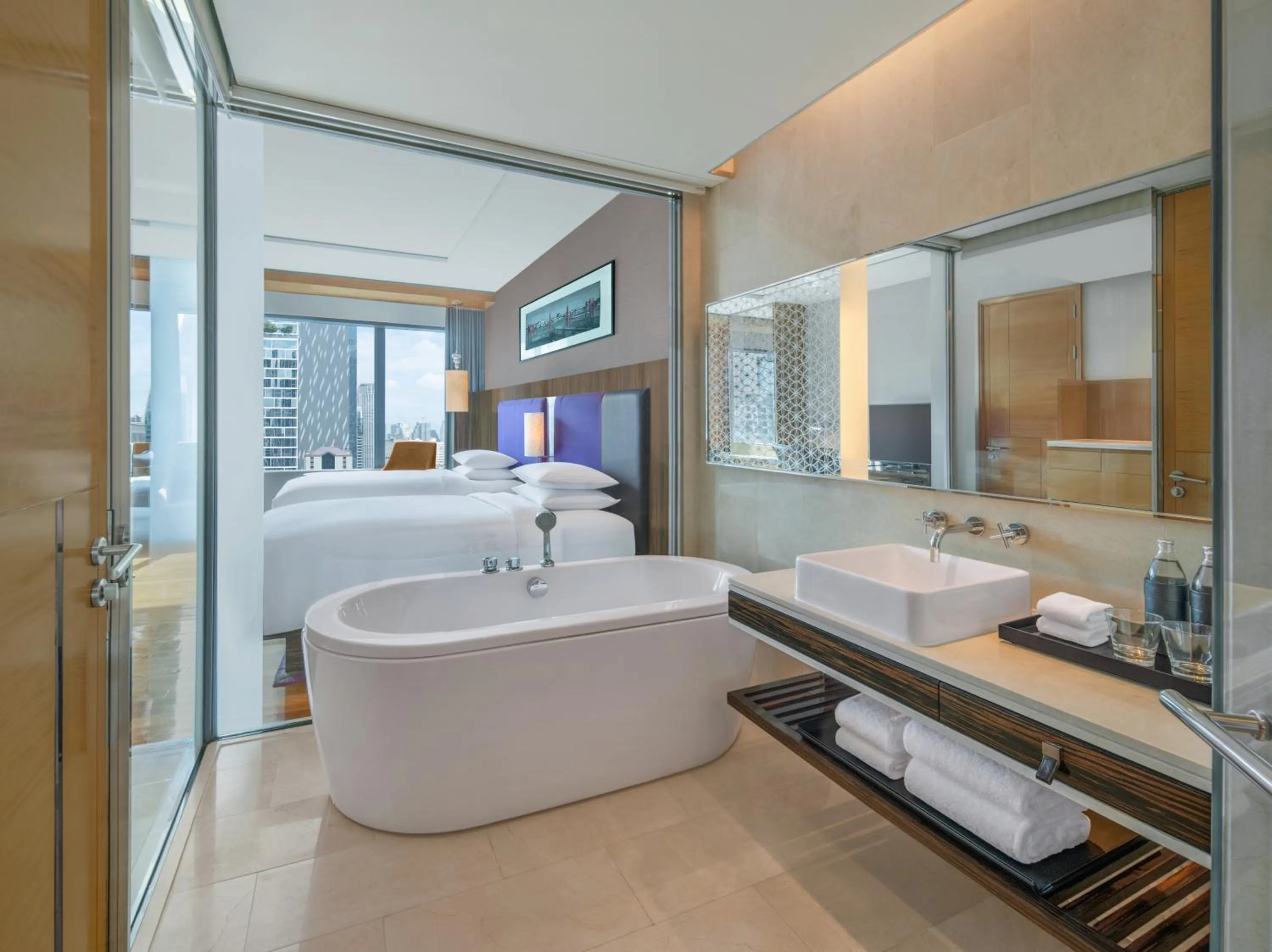 Bathroom in Renaissance Bangkok Ratchaprasong Hotel by Marriott