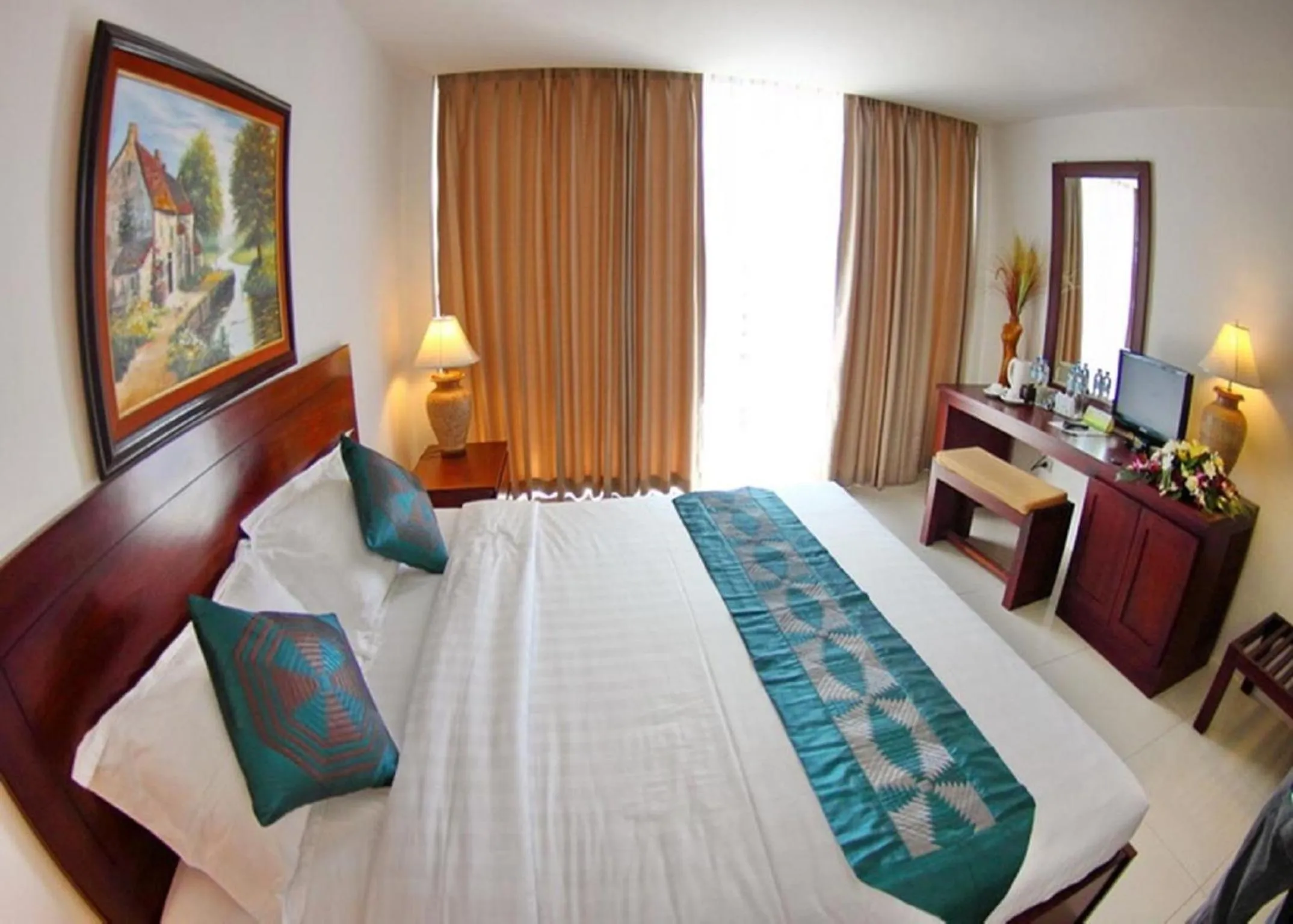 Bed in Sabaidee@Lao Hotel Vientiane