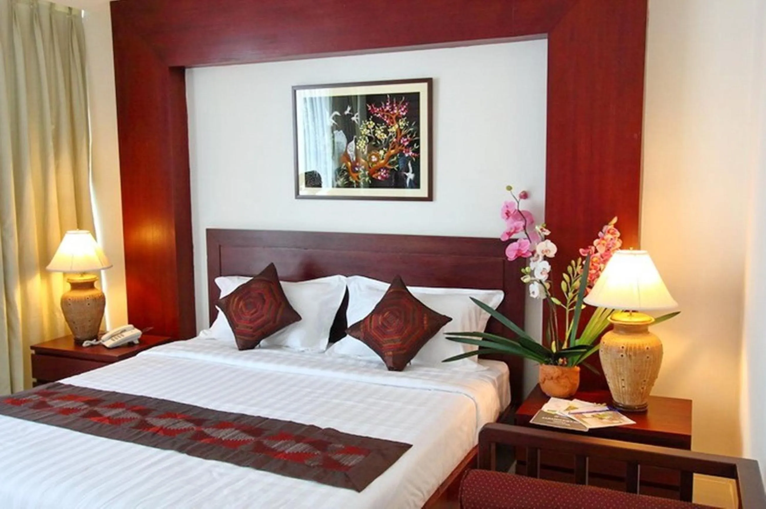 Bed in Sabaidee@Lao Hotel Vientiane