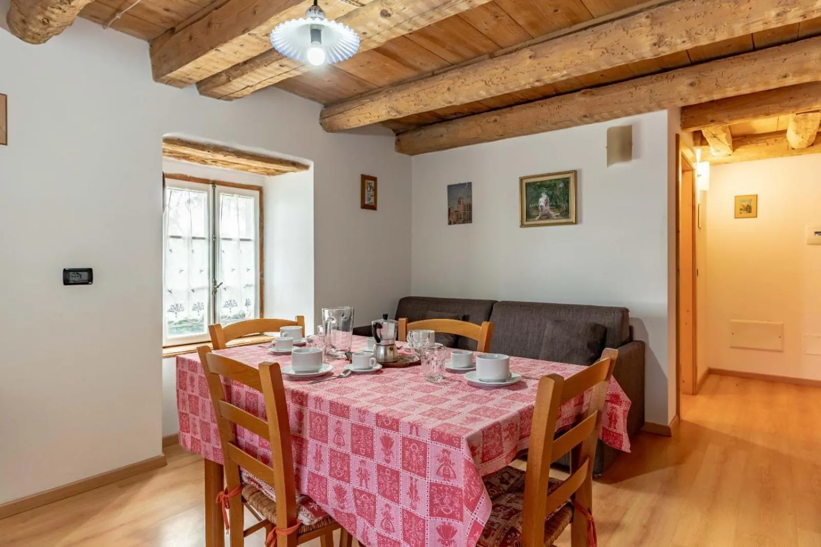 Living room in Chalet Musiera