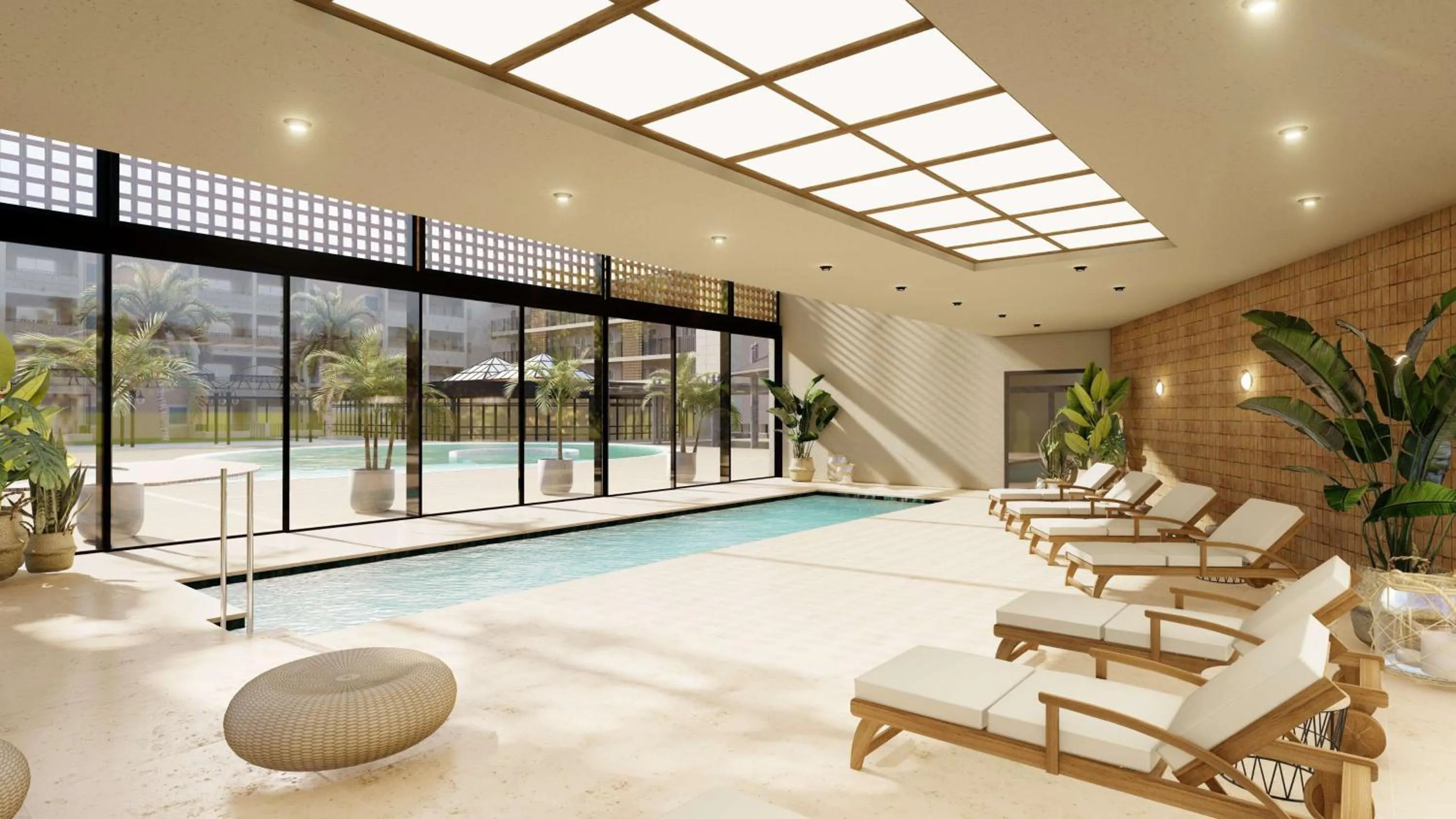 Swimming pool in Aparthotel Aquasol