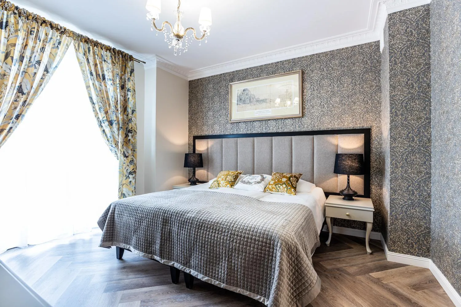 View (from property/room), Bed in Villa Antonina