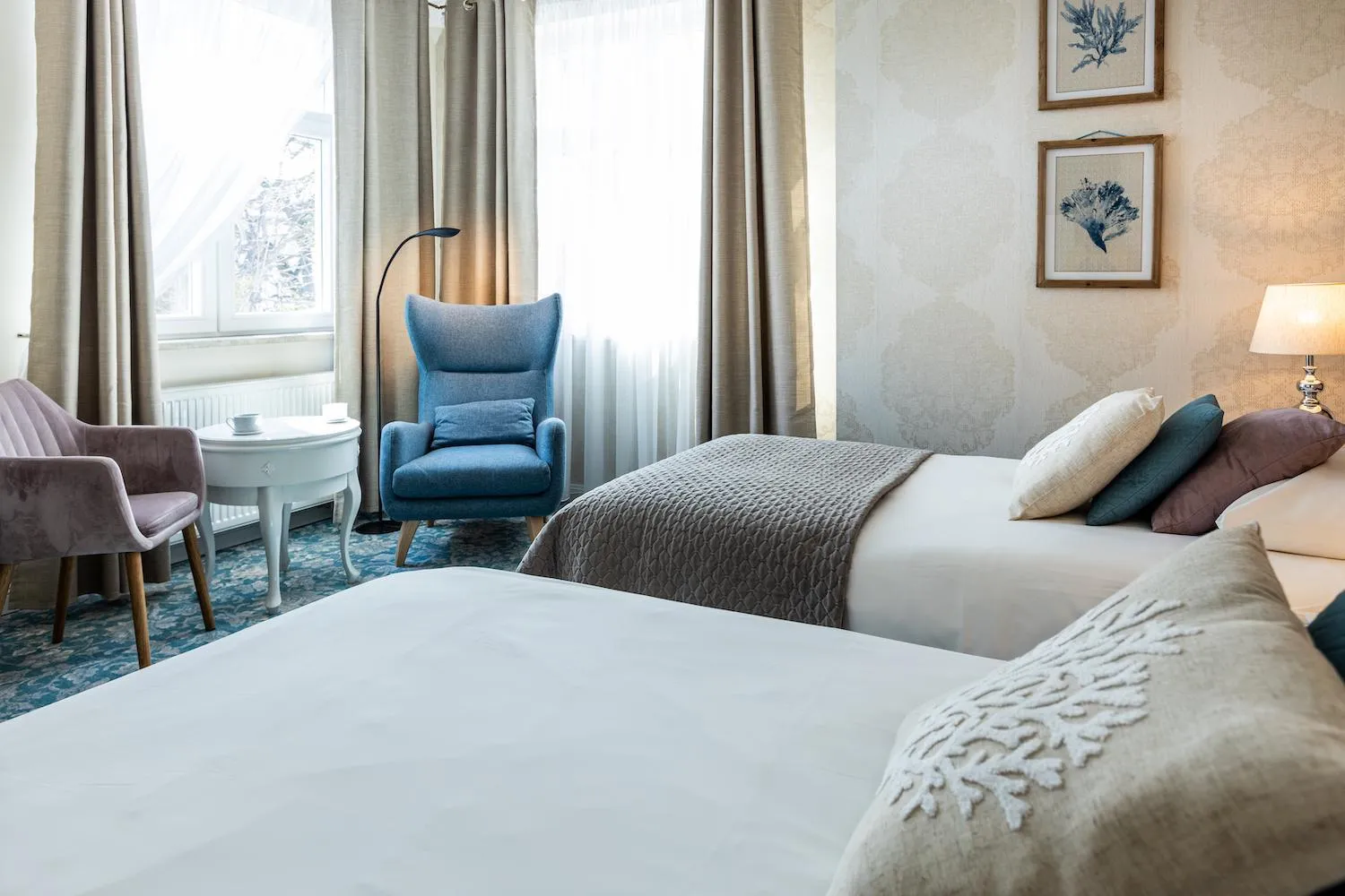 Bed in Villa Antonina