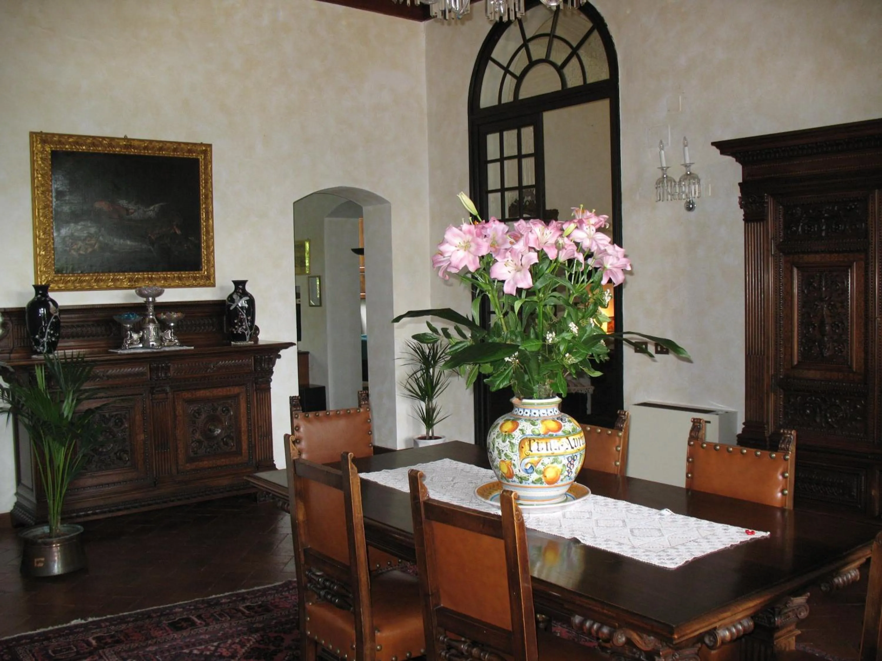 Dining area in Relais Fattoria Valle