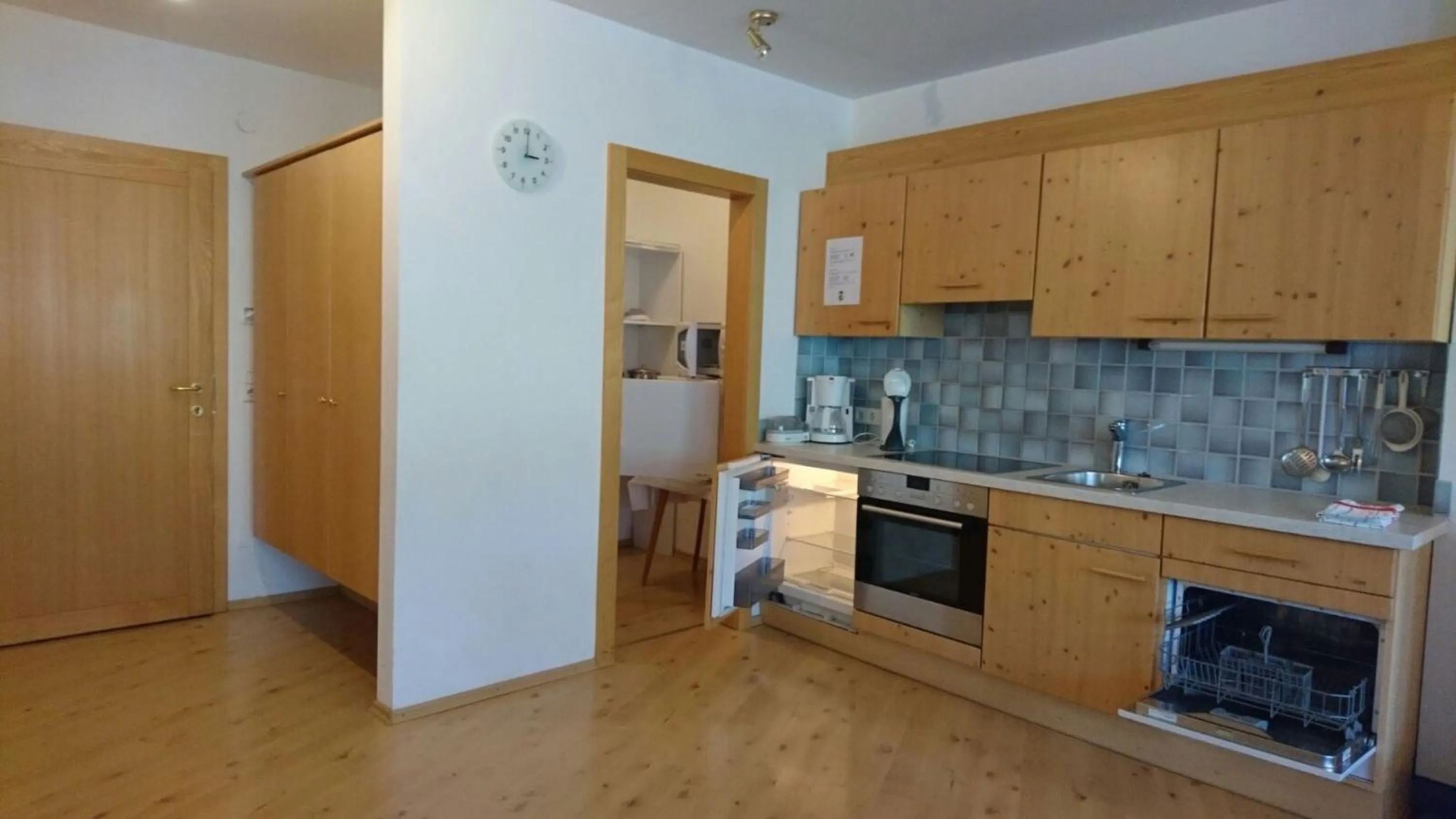 Kitchen or kitchenette in Appartementhotel Hechenberg