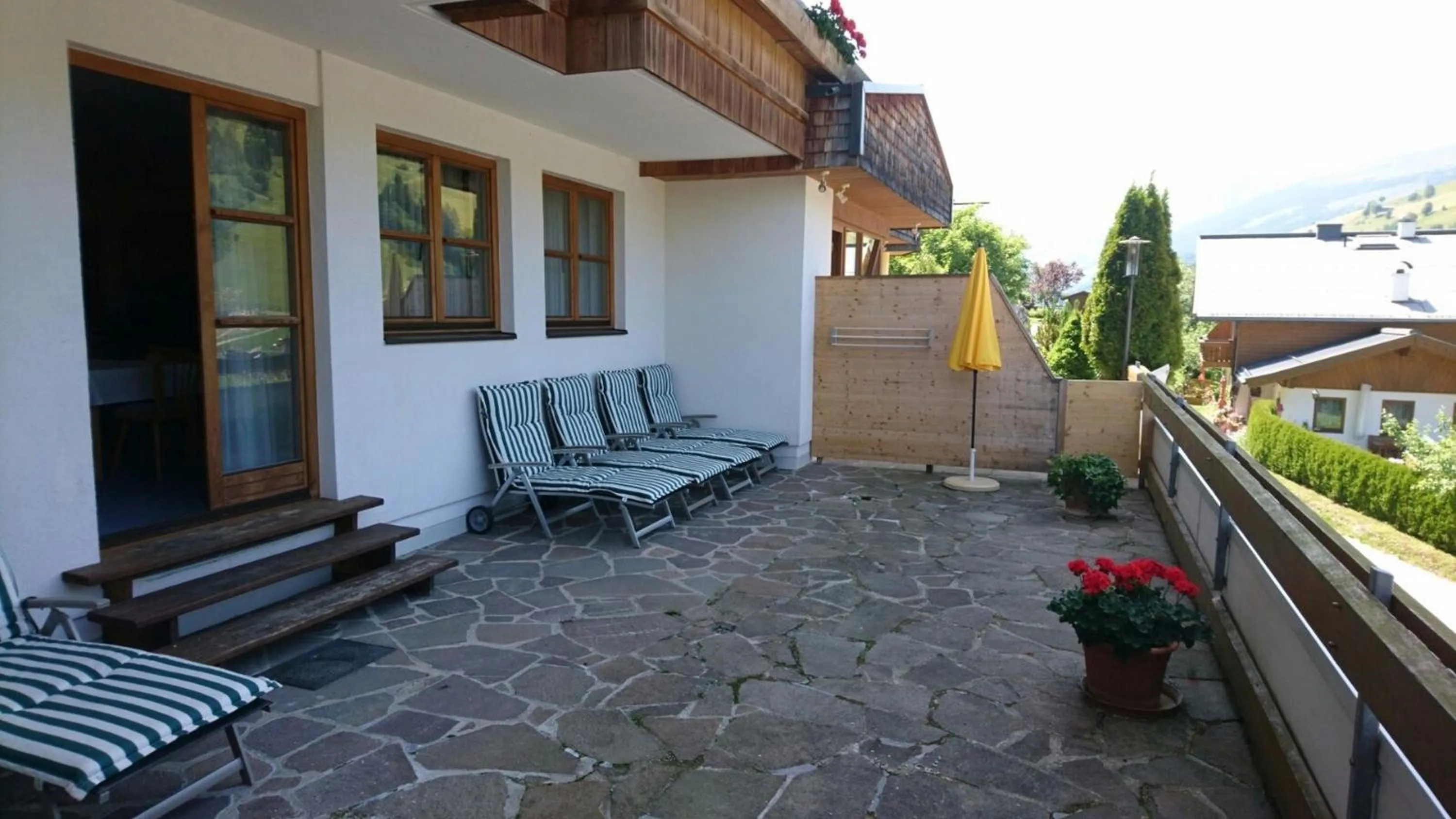 Balcony/Terrace in Appartementhotel Hechenberg