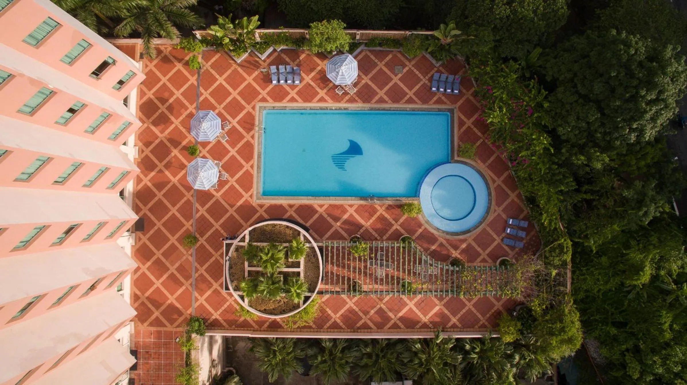 Pool view in Halong Plaza Hotel