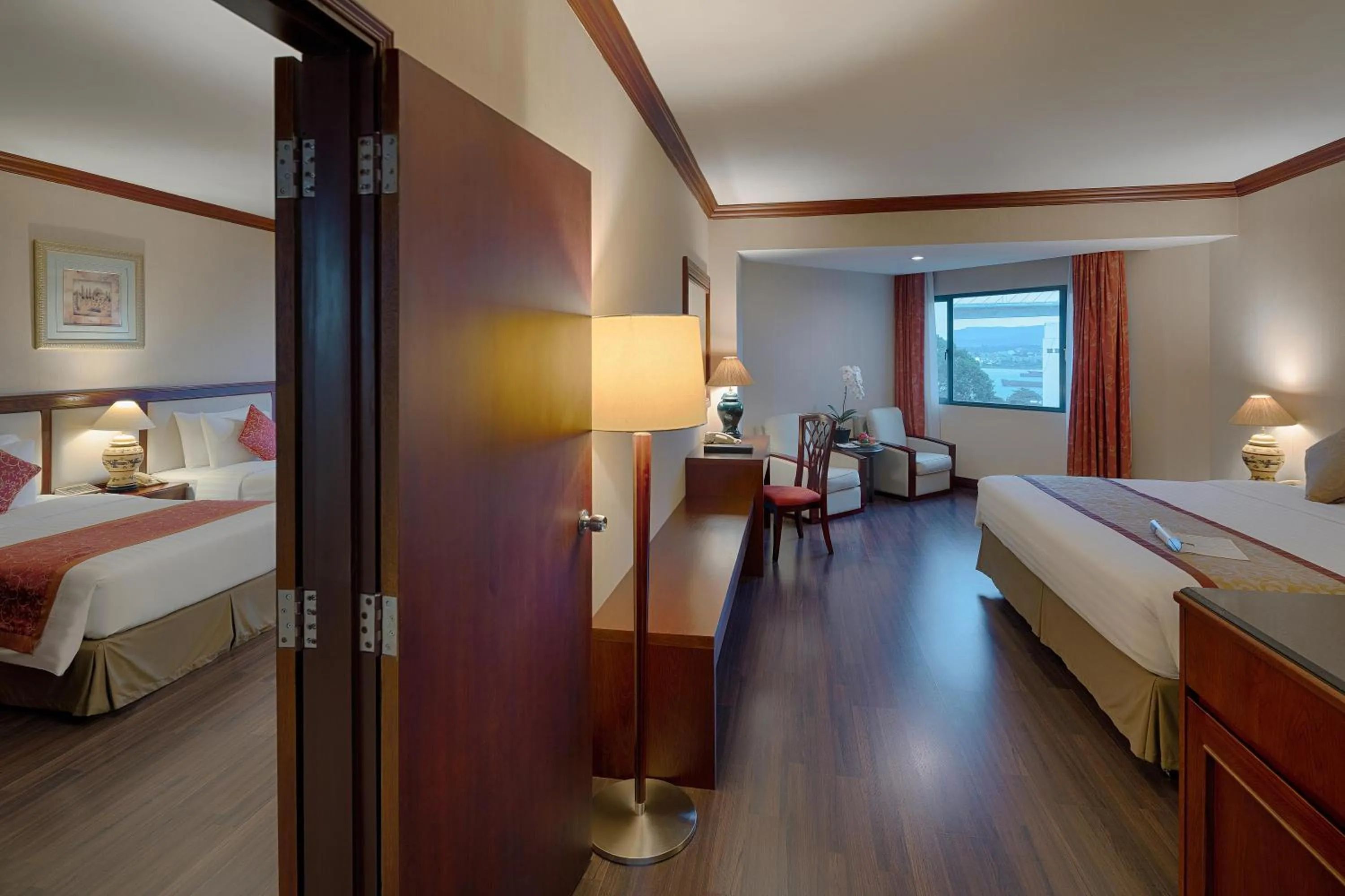 Photo of the whole room, Bed in Halong Plaza Hotel