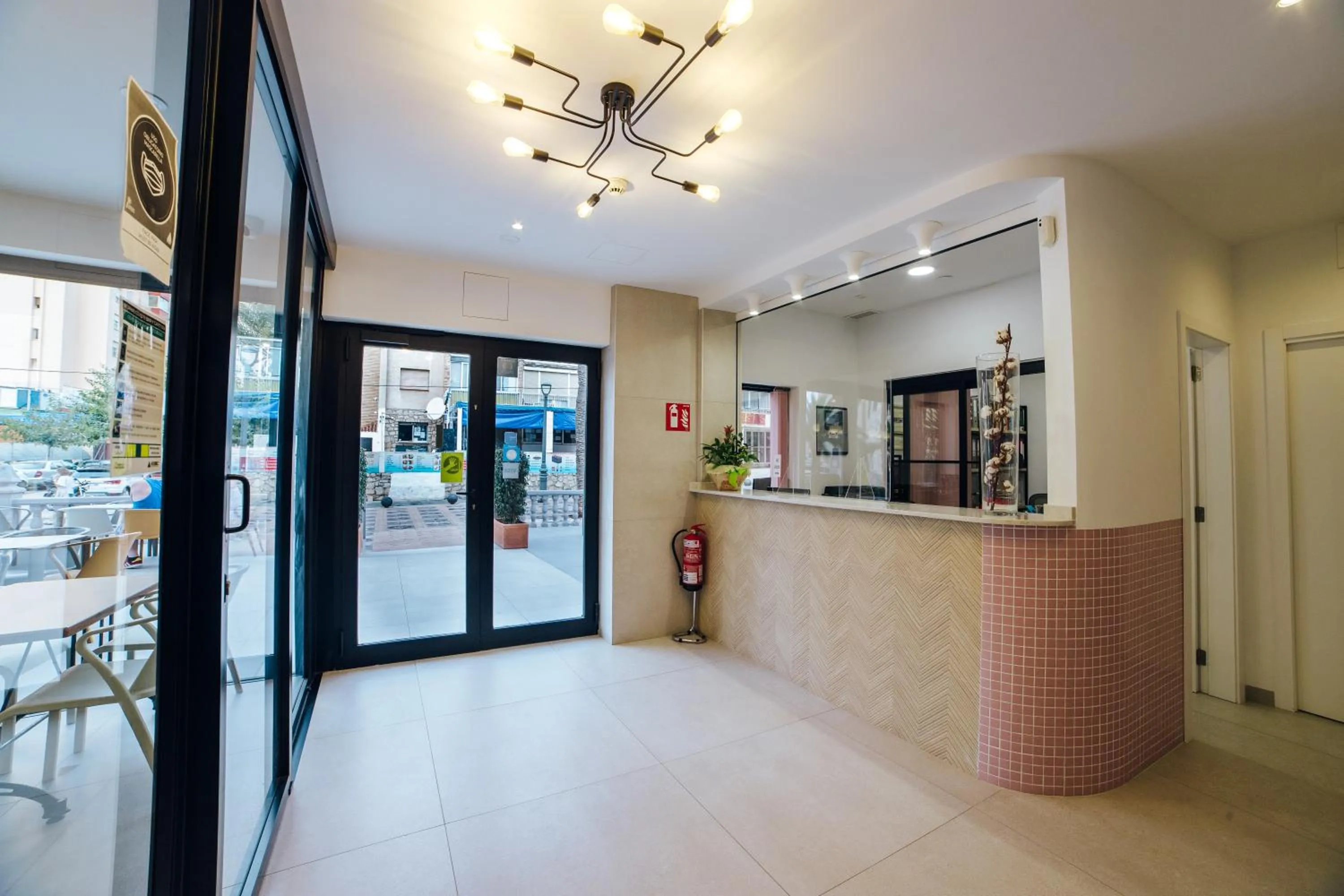 Lobby or reception in Apartamentos Palm Court