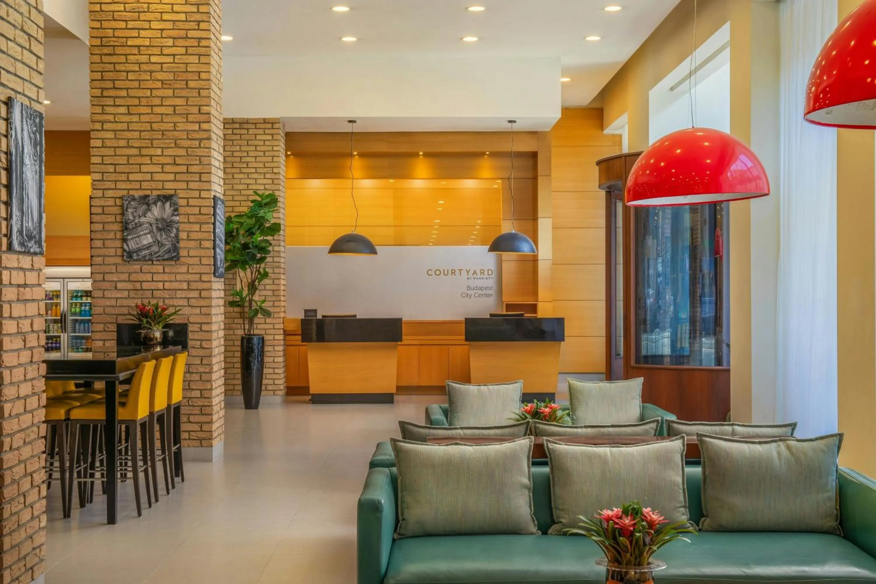 Lobby or reception in Courtyard by Marriott Budapest City Center