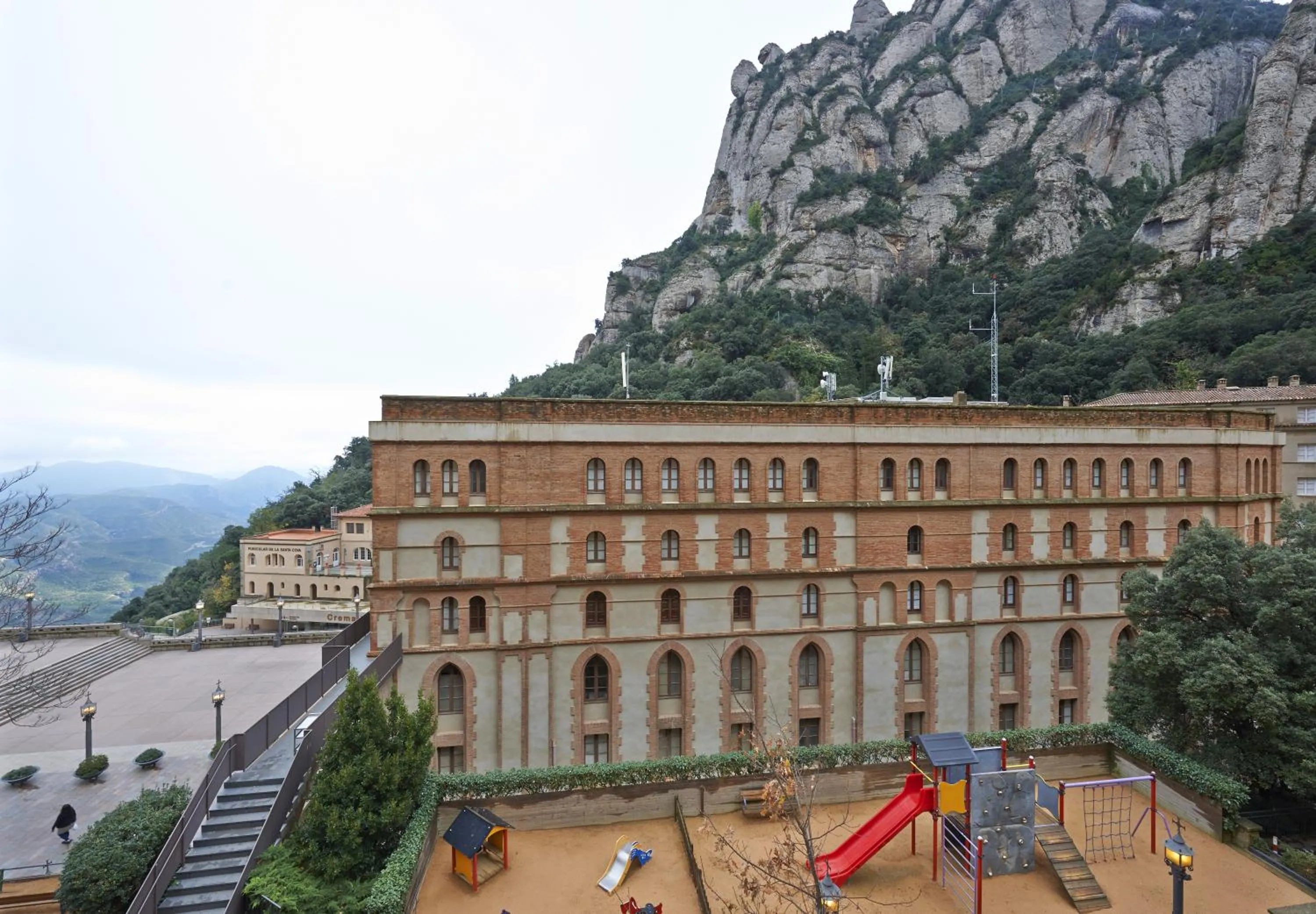 Children play ground in Hotel Abat Cisneros Montserrat