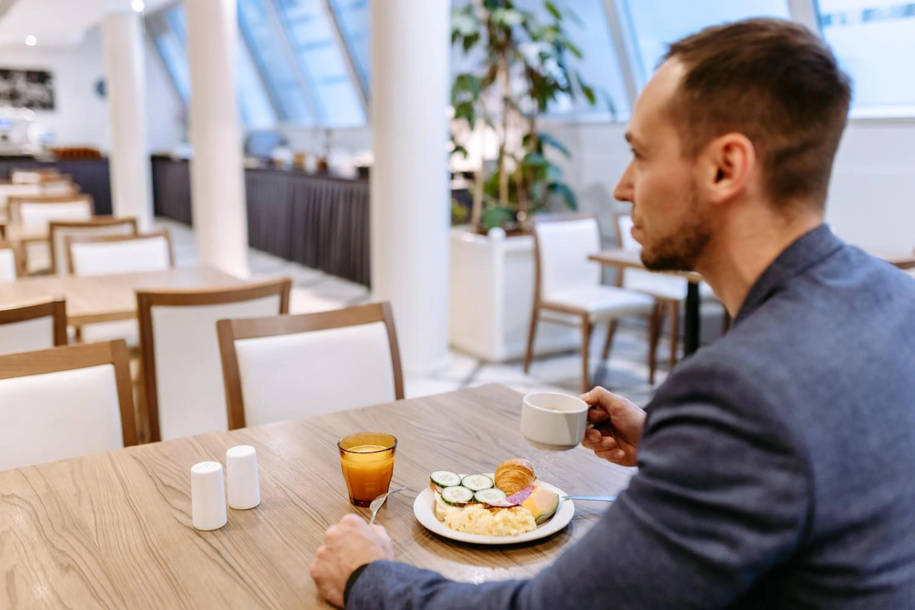 Breakfast in Hestia Hotel Ilmarine