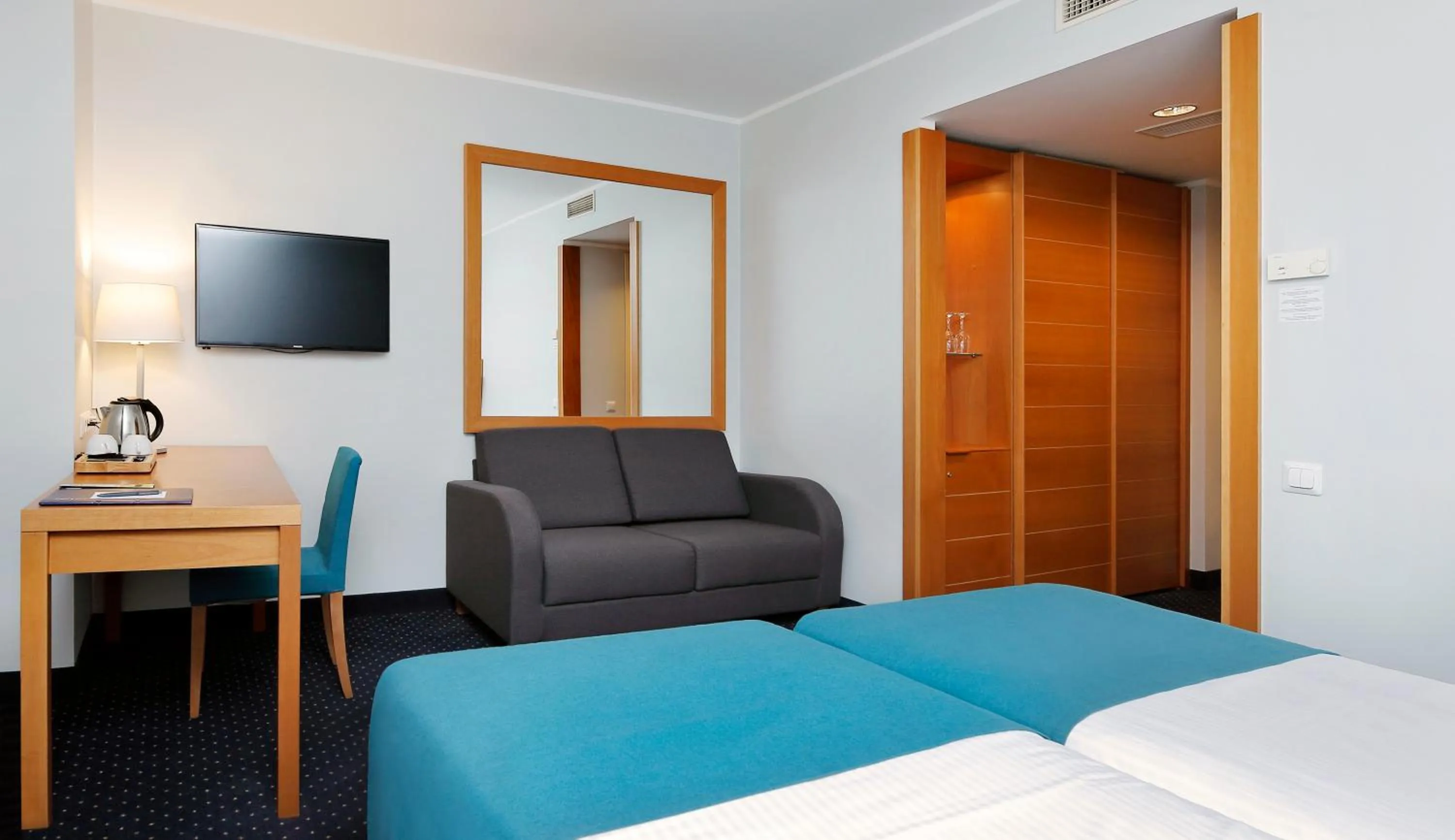 Bed in Hestia Hotel Ilmarine