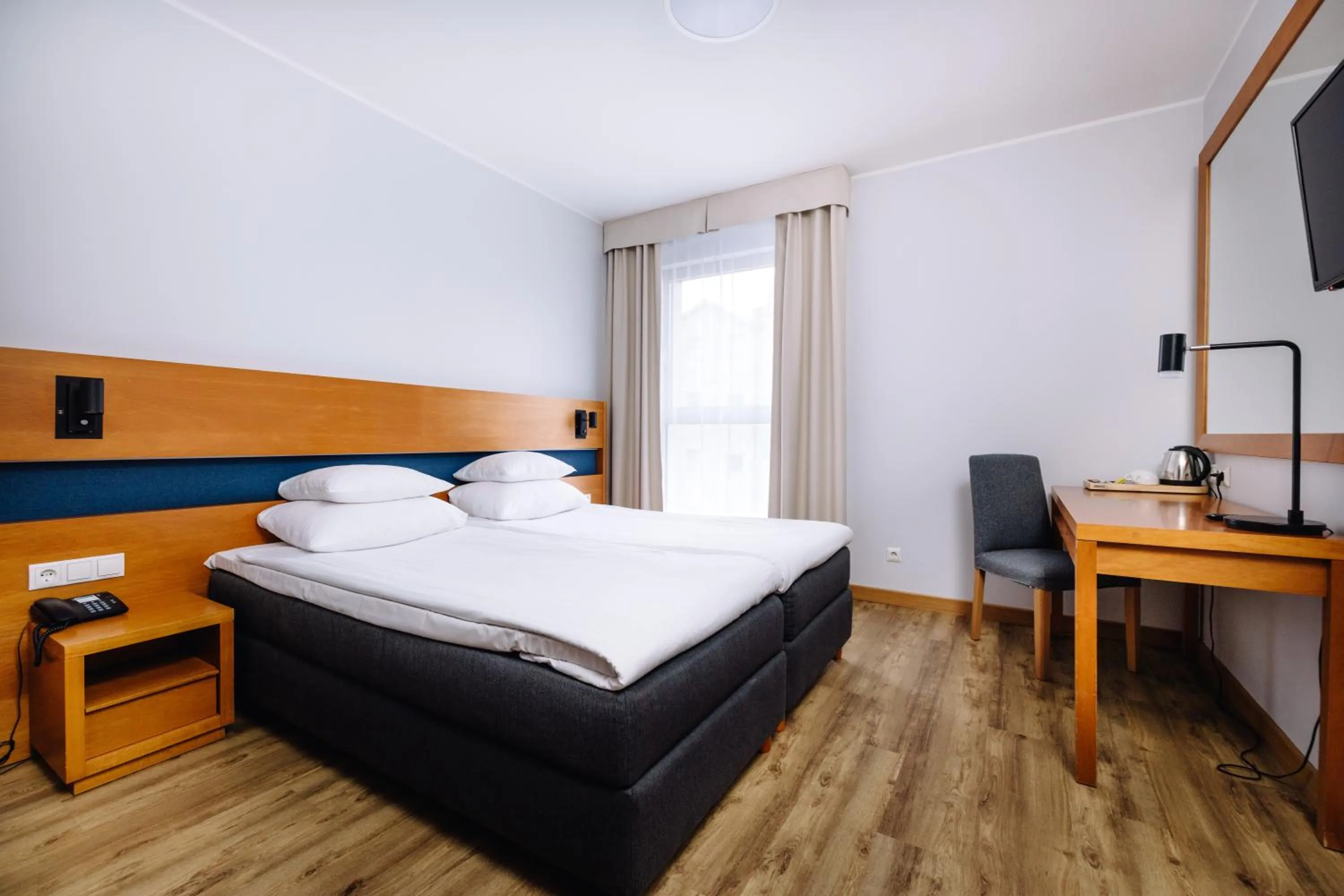 Bed in Hestia Hotel Ilmarine